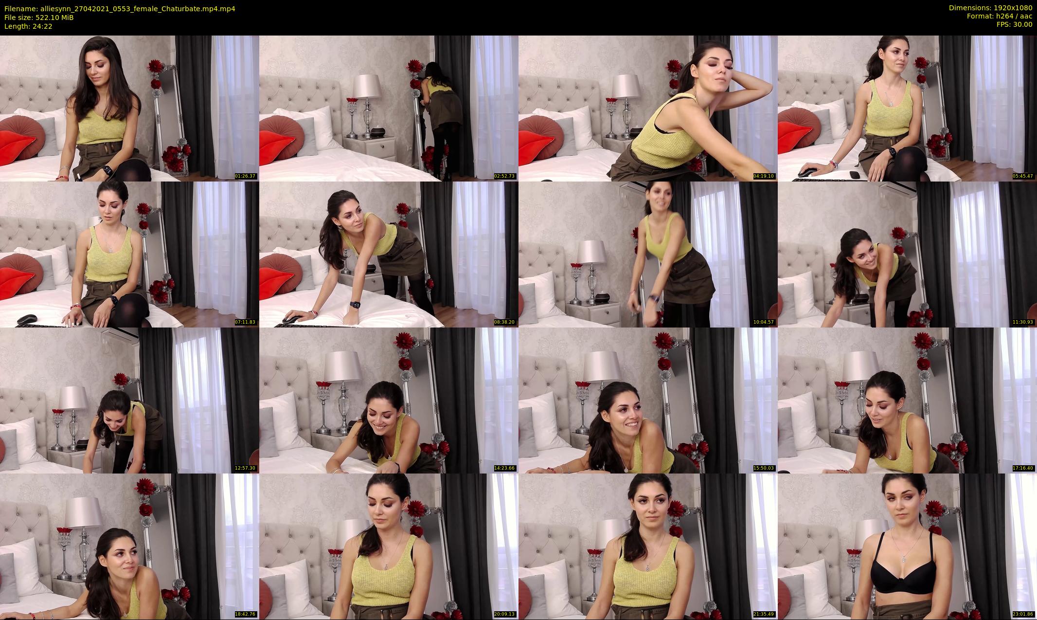 alliesynn — 25 minute Chaturbate female cam show recording, 1080p, Apr 27, 2021