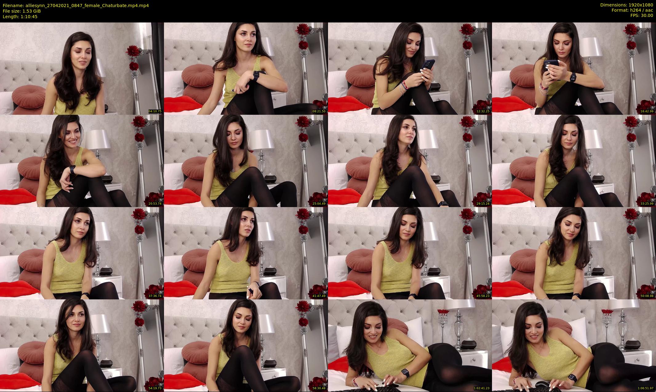 alliesynn — 71 minute Chaturbate female cam show recording, 1080p, Apr 27, 2021