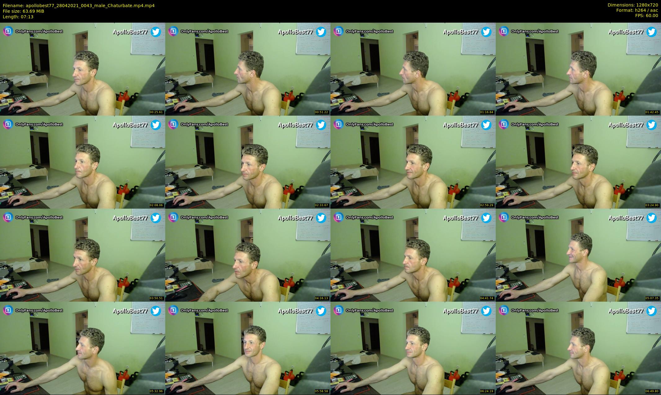 apollobest77 — 8 minute Chaturbate male cam show recording, 720p, Apr 28, 2021