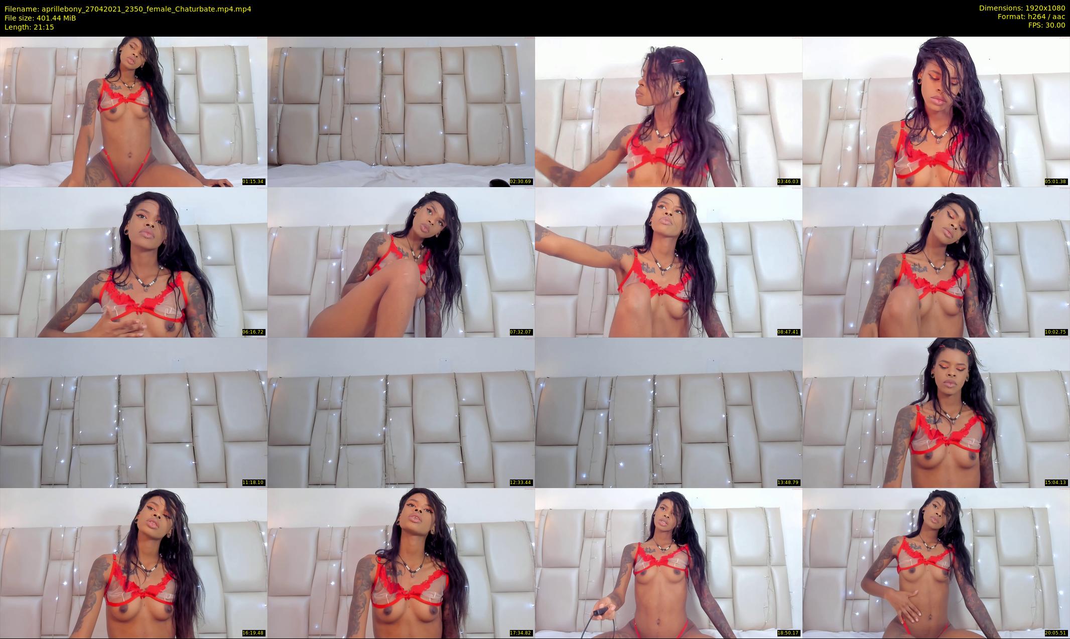 aprillebony — 22 minute Chaturbate female cam show recording, 1080p, Apr 27, 2021