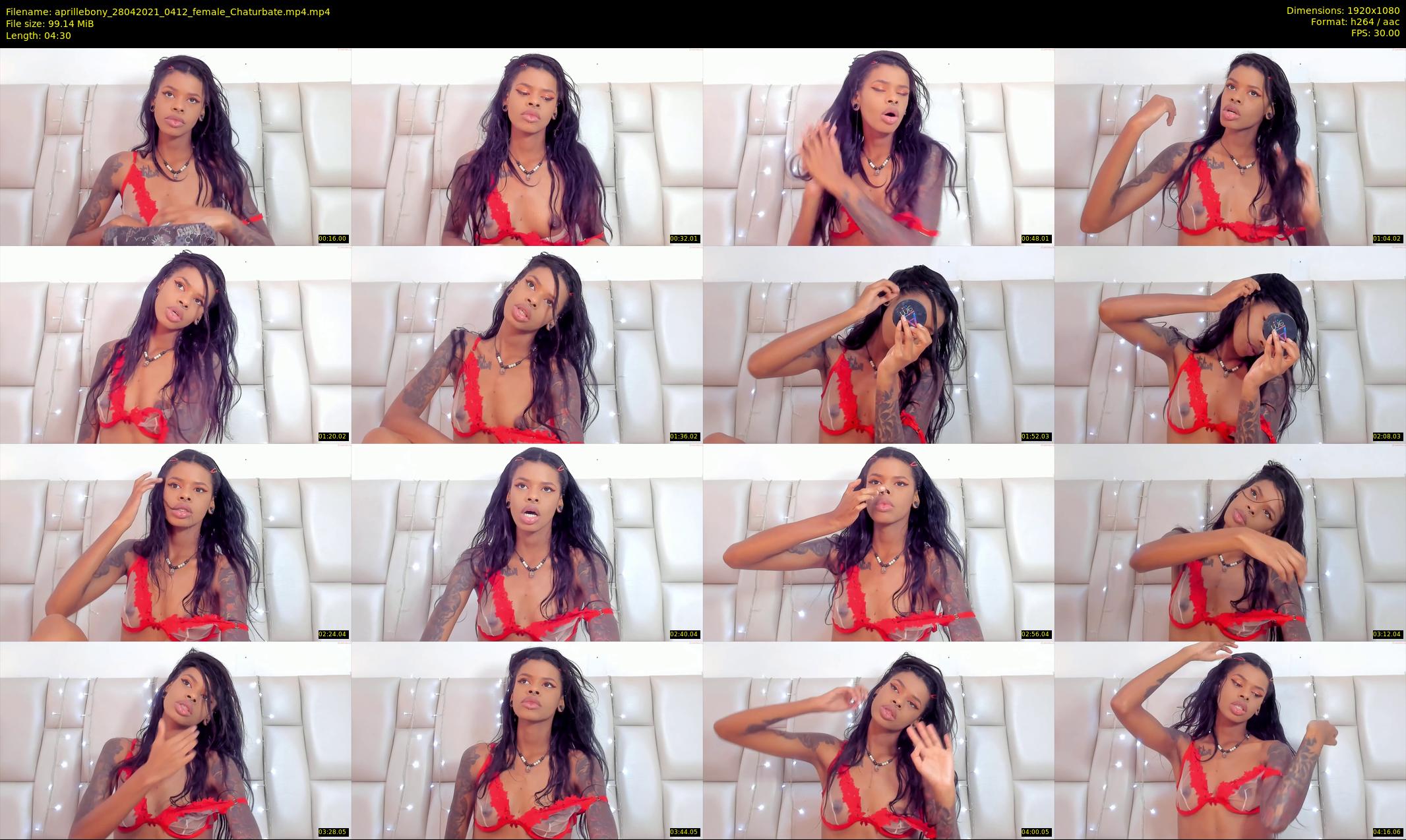 aprillebony — 5 minute Chaturbate female cam show recording, 1080p, Apr 28, 2021