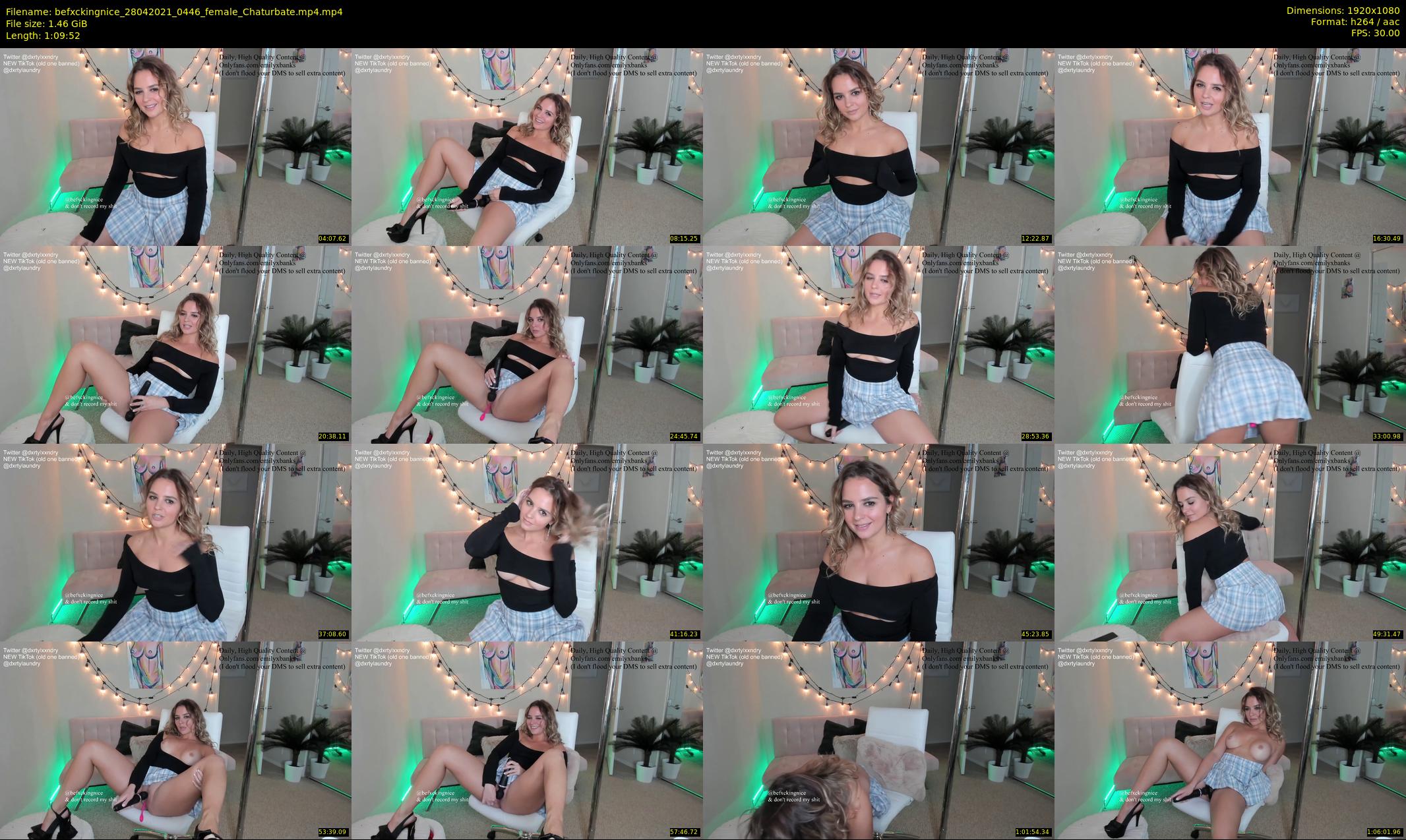 befxckingnice — 70 minute Chaturbate female cam show recording, 1080p, Apr 28, 2021