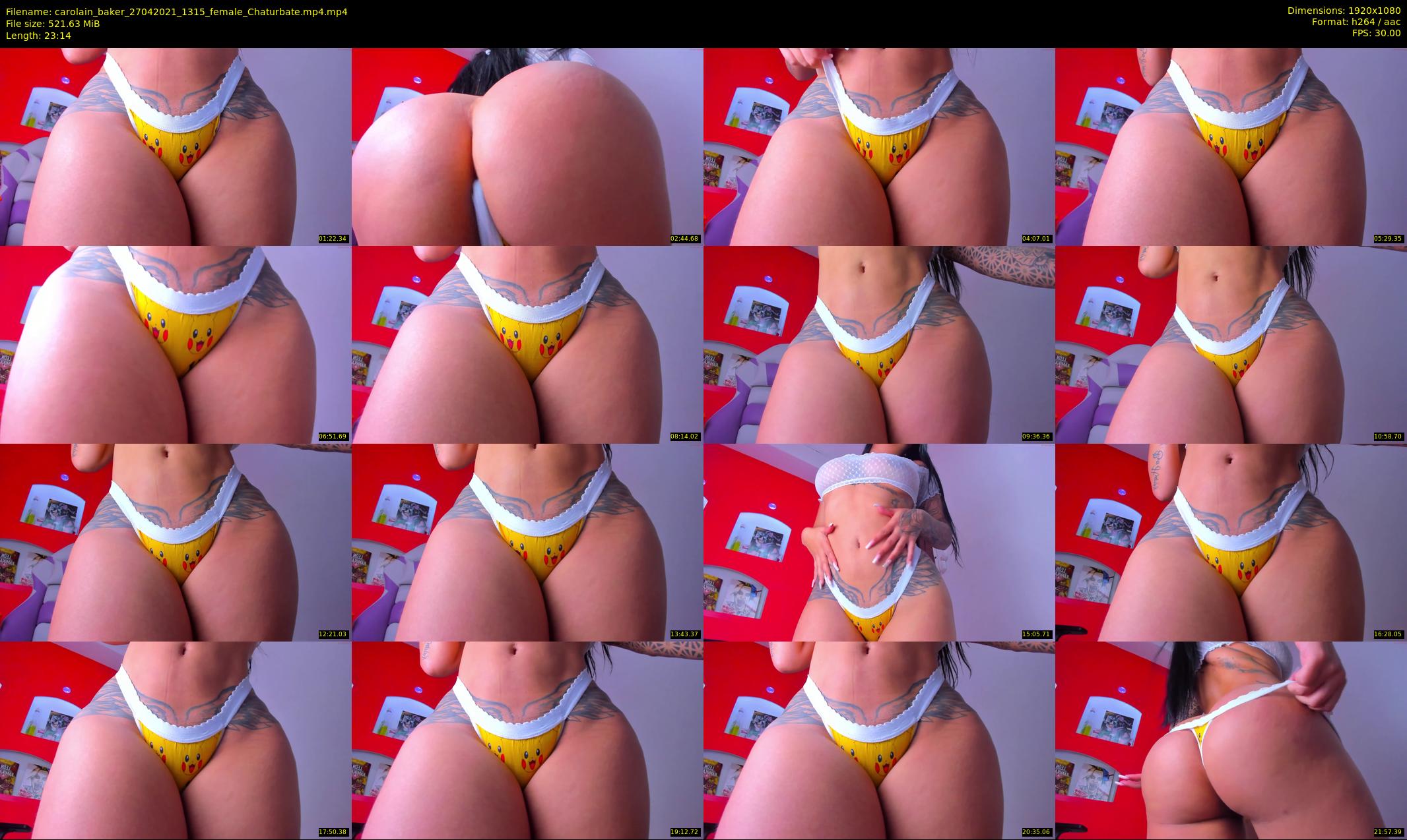 carolain_baker — 24 minute Chaturbate female cam show recording, 1080p, Apr 27, 2021