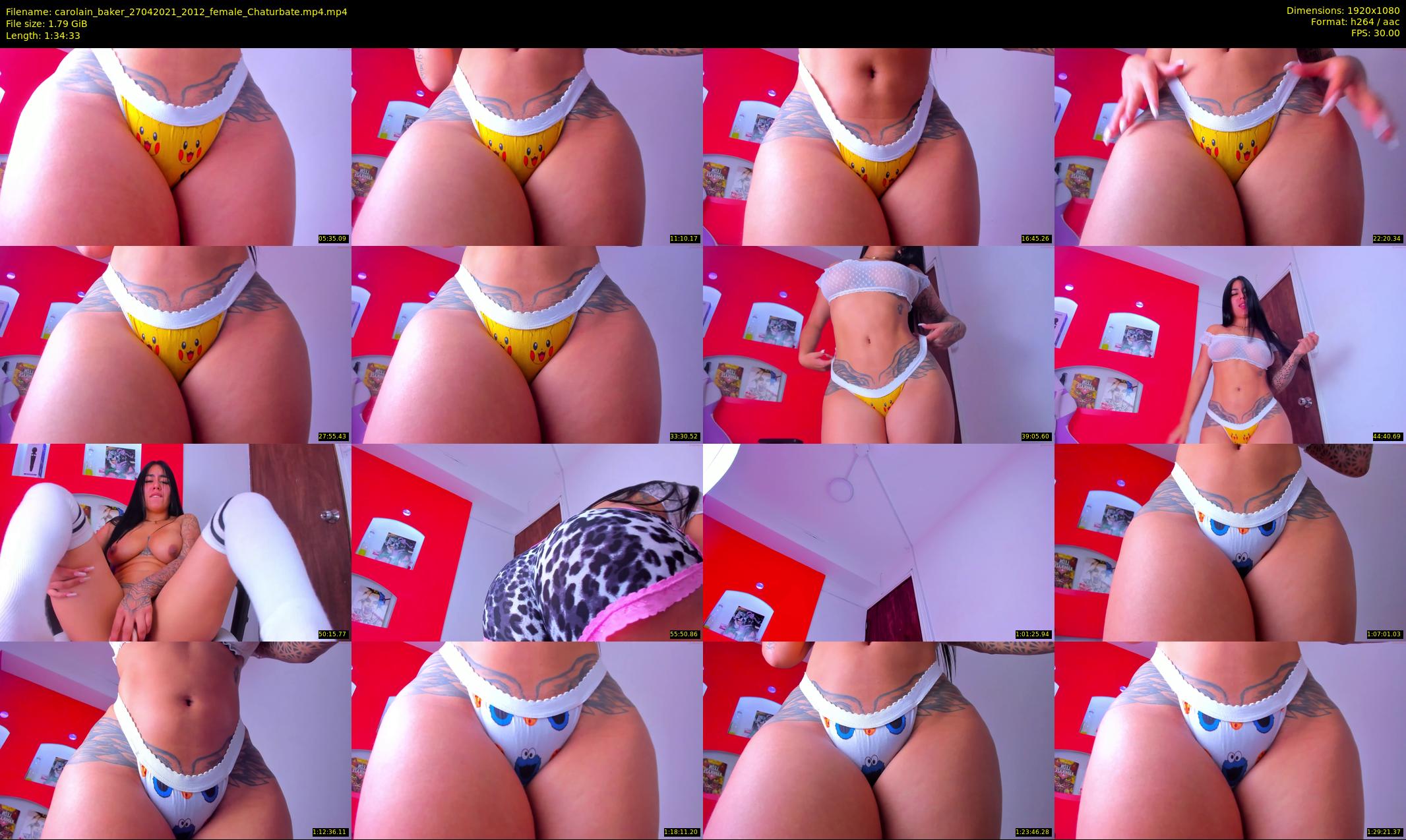 carolain_baker — 95 minute Chaturbate female cam show recording, 1080p, Apr 27, 2021