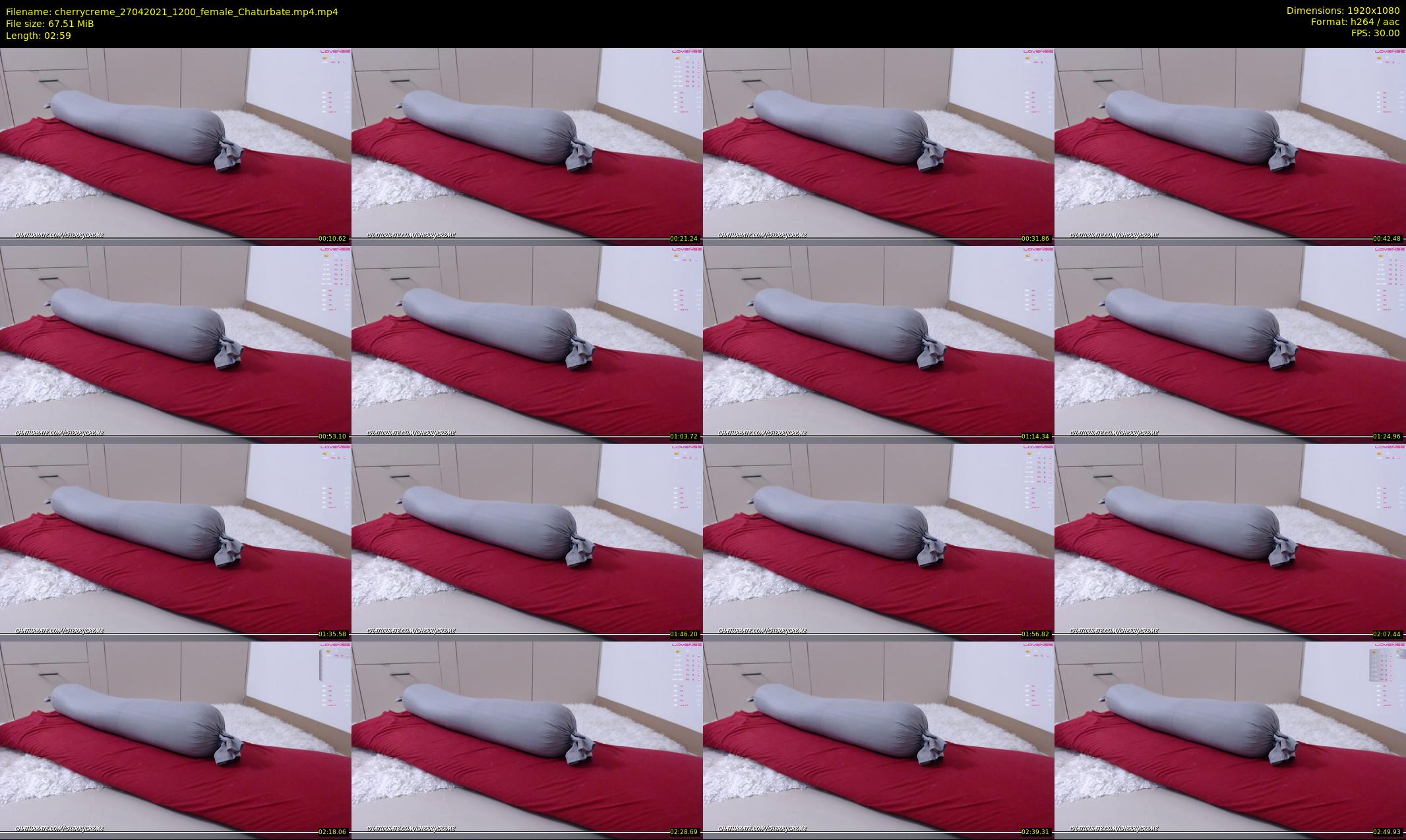 cherrycreme — 3 minute Chaturbate female cam show recording, 1080p, Apr 27, 2021