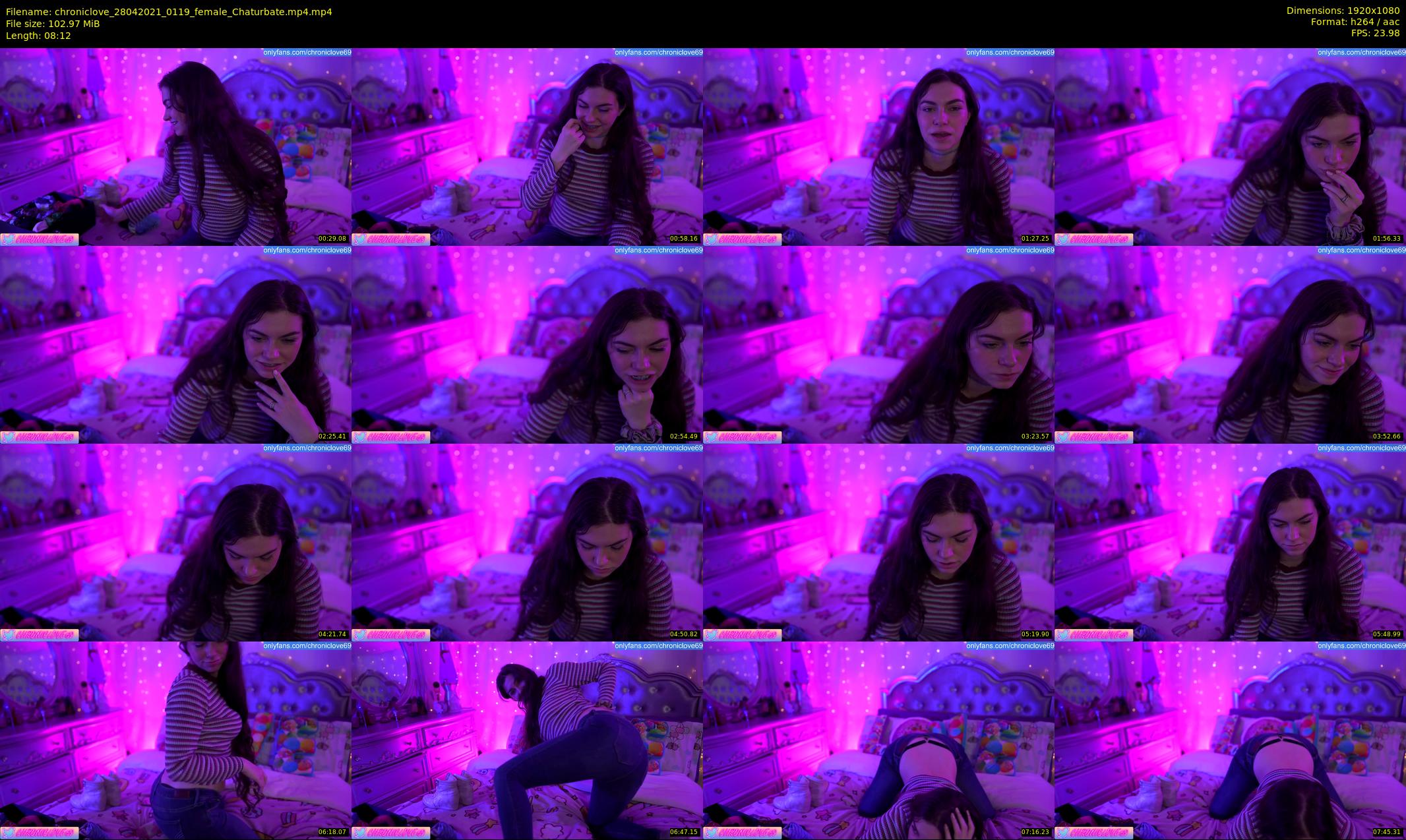chroniclove — 9 minute Chaturbate female cam show recording, 1080p, Apr 28, 2021