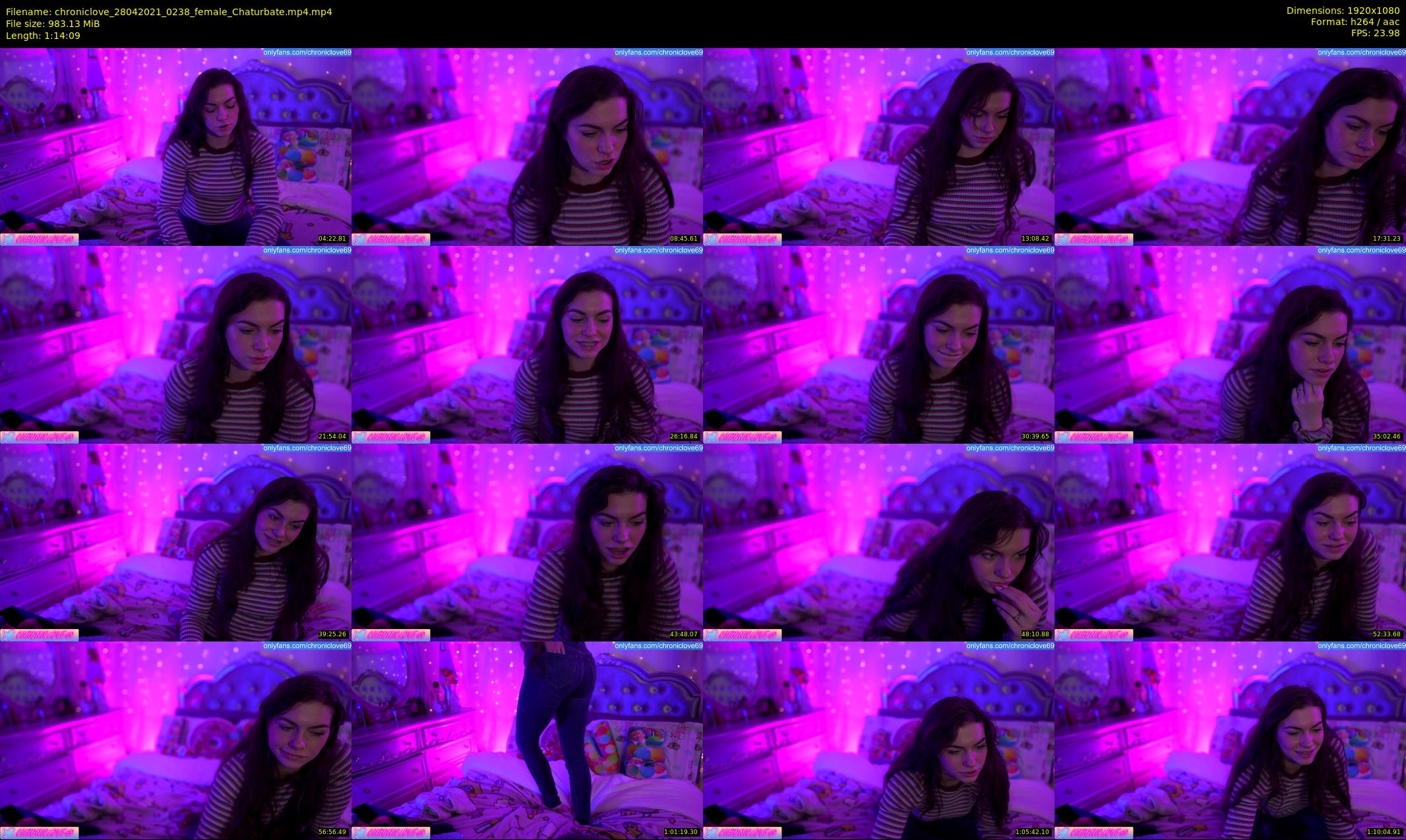 chroniclove — 75 minute Chaturbate female cam show recording, 1080p, Apr 28, 2021