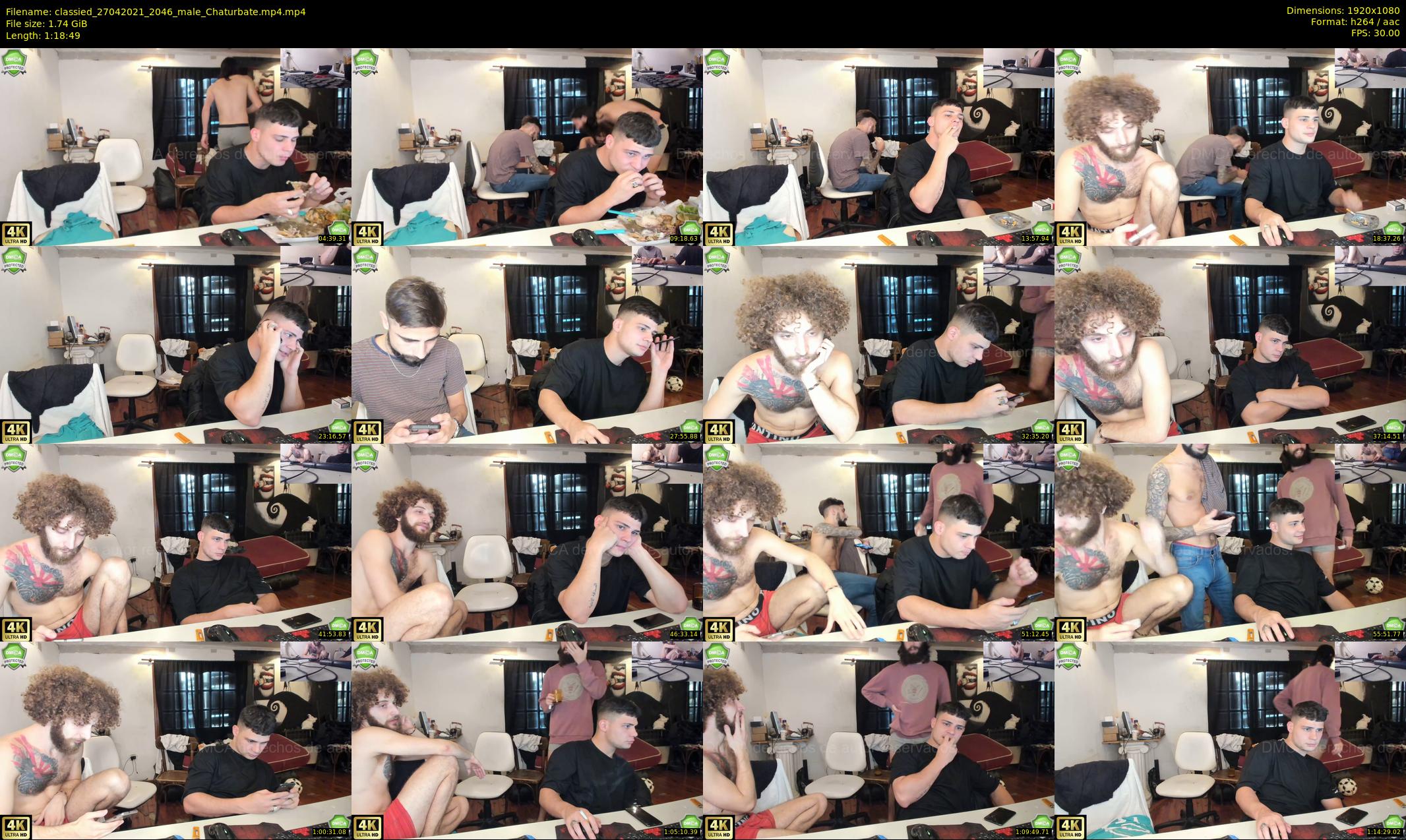 classied — 79 minute Chaturbate male cam show recording, 1080p, Apr 27, 2021