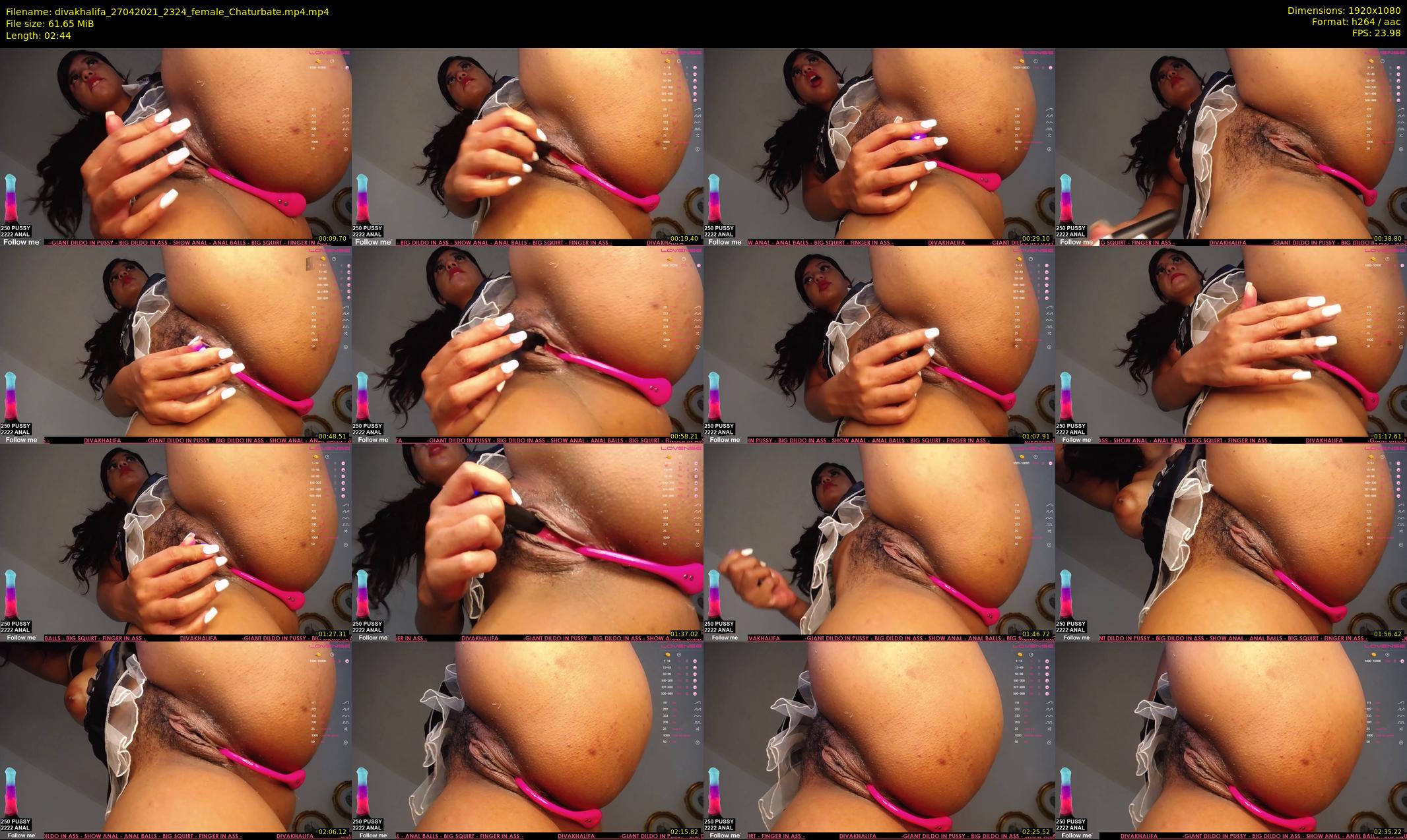 divakhalifa — 3 minute Chaturbate female cam show recording, 1080p, Apr 27, 2021