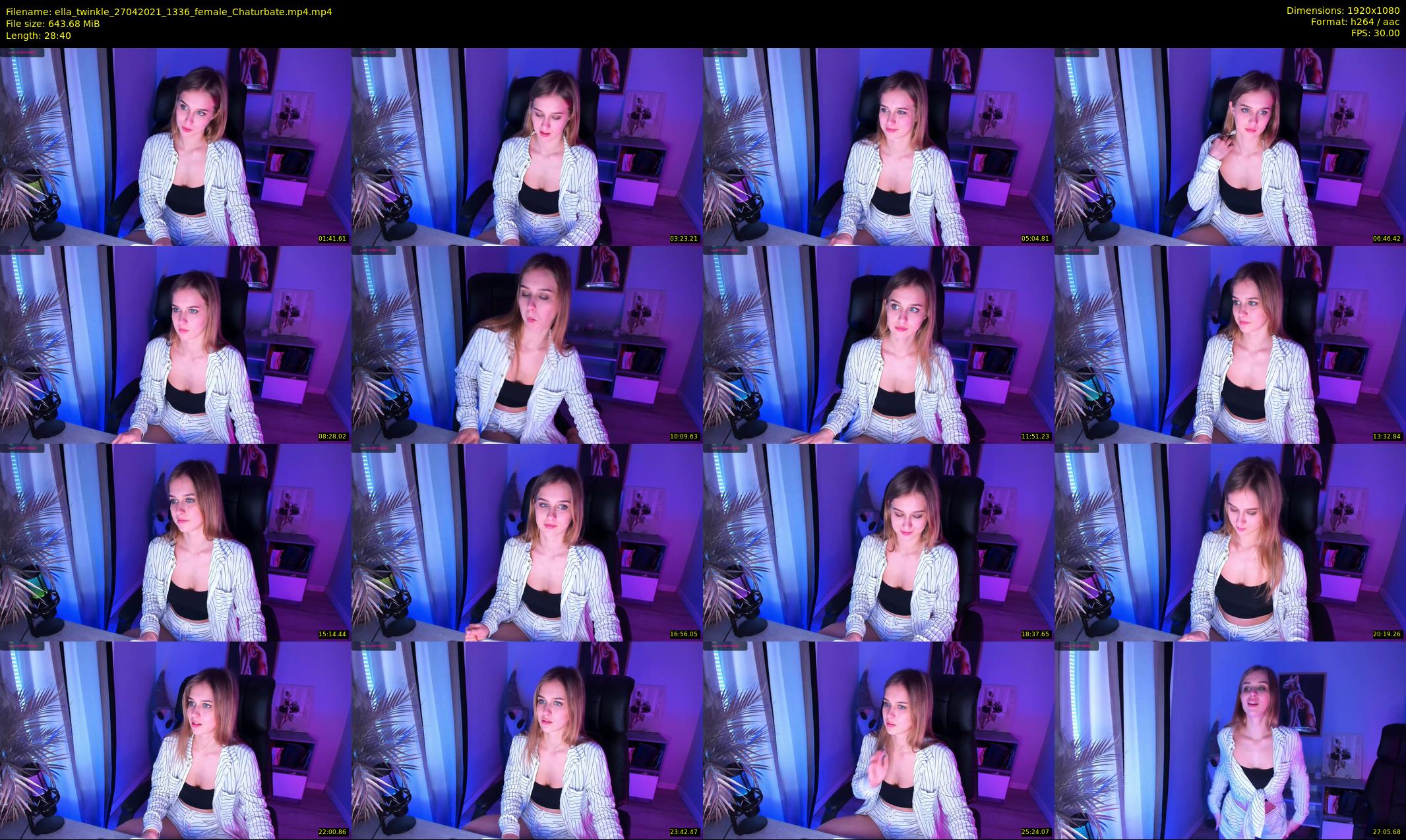 ella_twinkle — 29 minute Chaturbate female cam show recording, 1080p, Apr 27, 2021