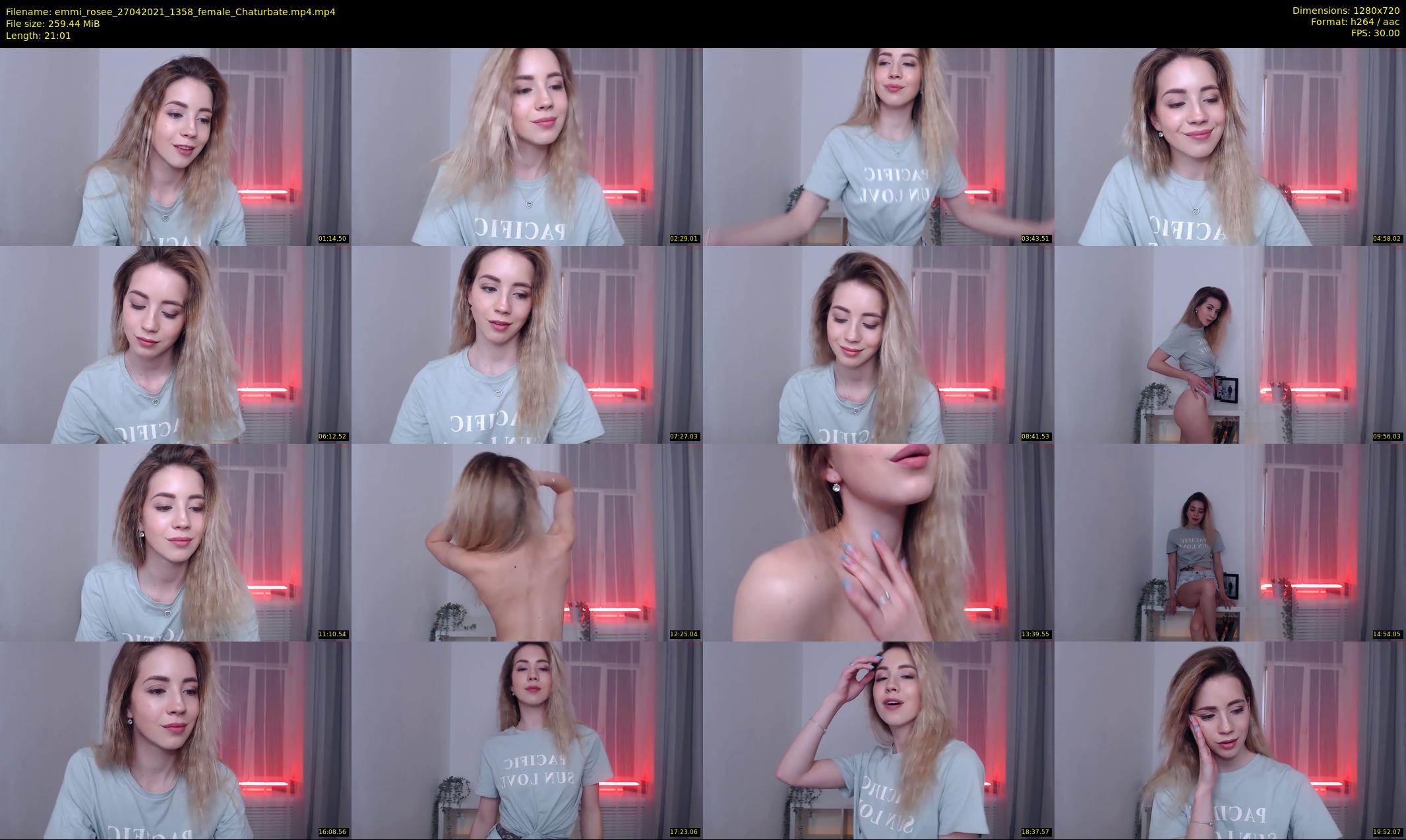 emmi_rosee — 22 minute Chaturbate female cam show recording, 720p, Apr 27, 2021