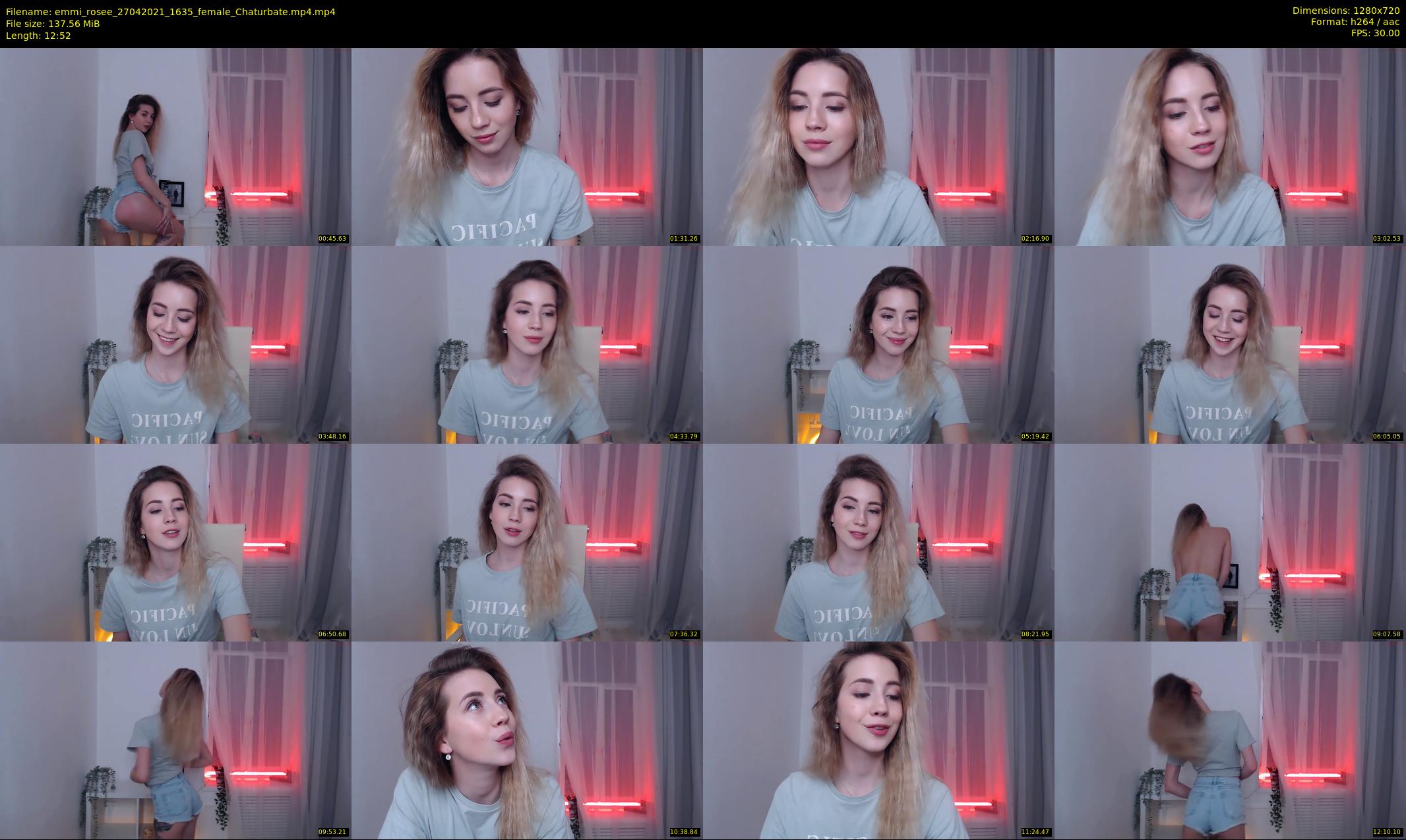 emmi_rosee — 13 minute Chaturbate female cam show recording, 720p, Apr 27, 2021