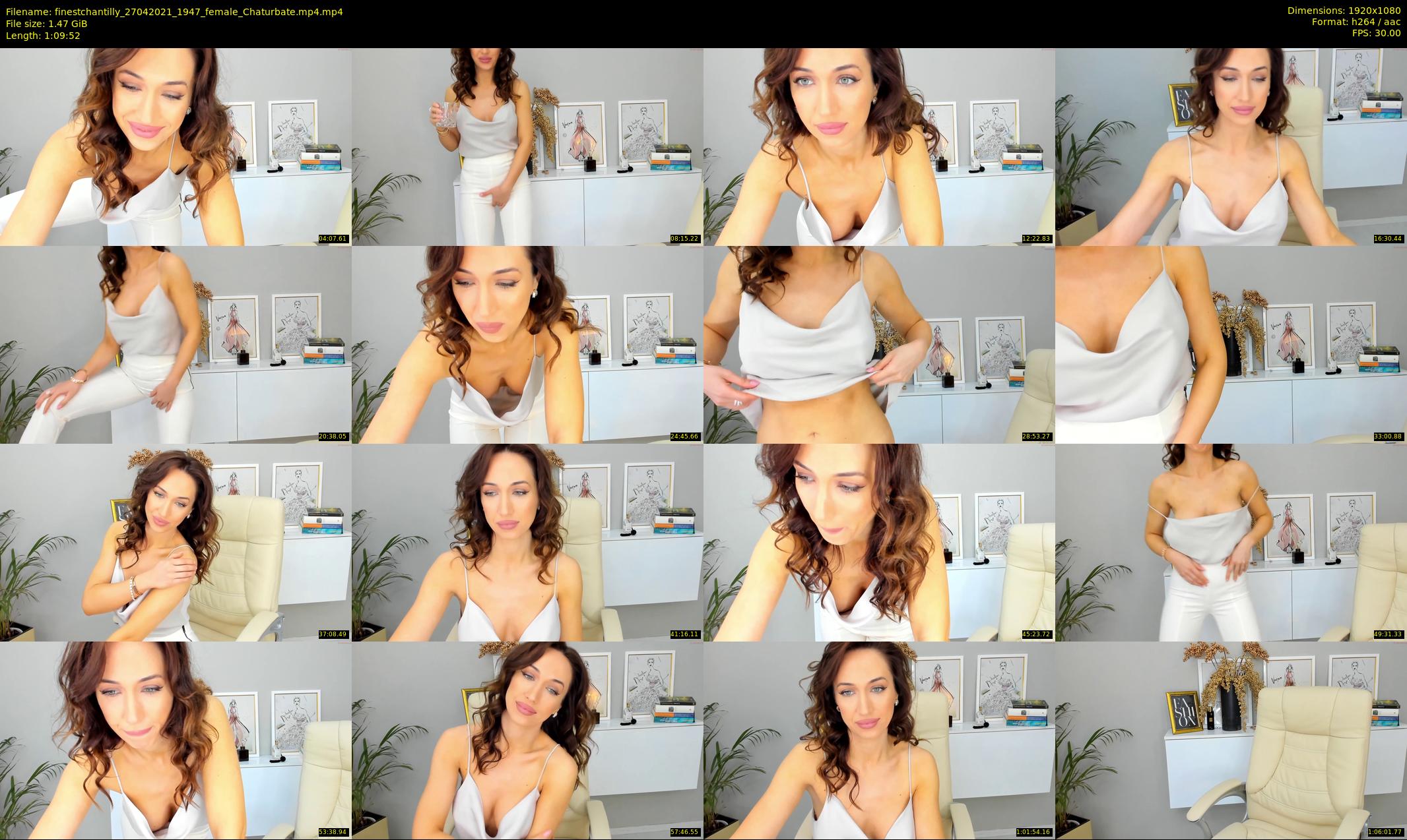 finestchantilly — 70 minute Chaturbate female cam show recording, 1080p, Apr 27, 2021