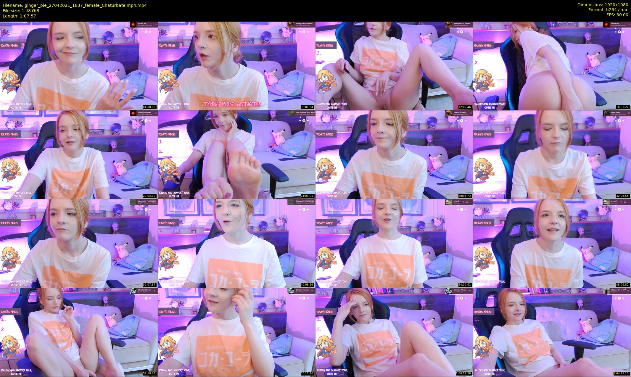 ginger_pie — 68 minute Chaturbate female cam show recording, 1080p, Apr 27, 2021