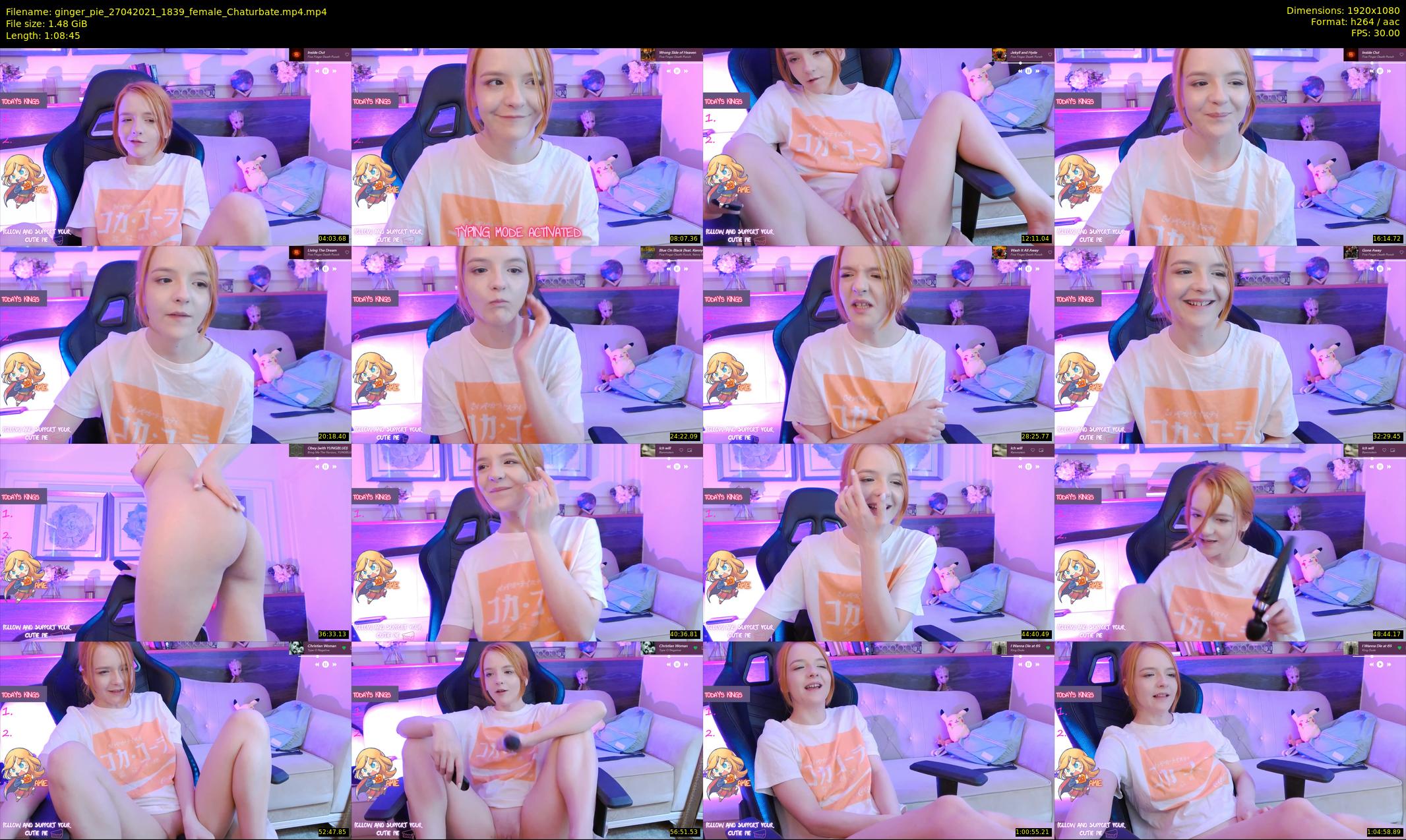ginger_pie — 69 minute Chaturbate female cam show recording, 1080p, Apr 27, 2021
