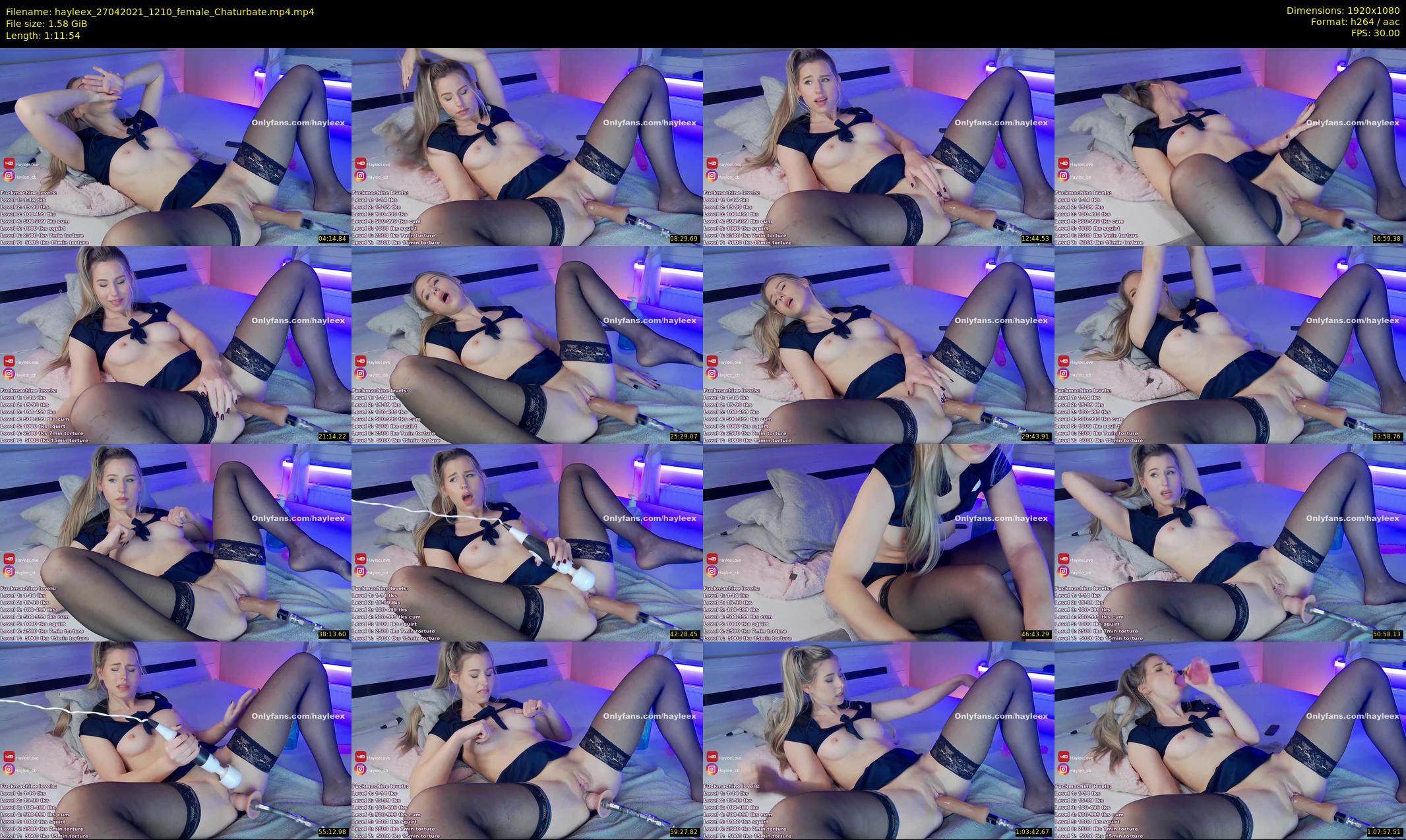 hayleex — 72 minute Chaturbate female cam show recording, 1080p, Apr 27, 2021