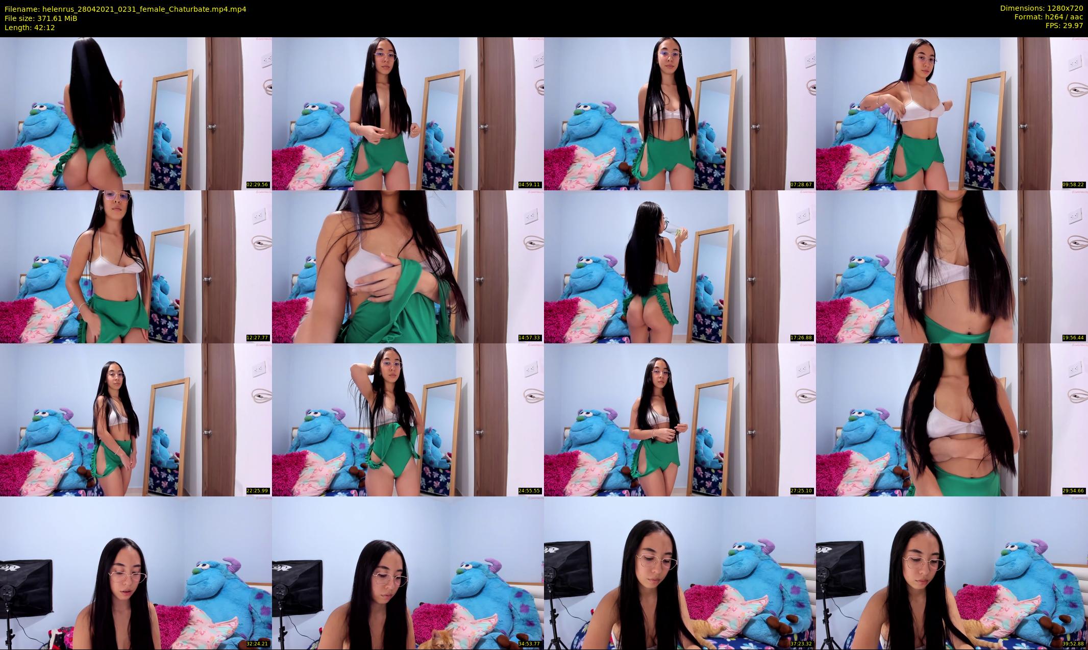 helenrus — 43 minute Chaturbate female cam show recording, 720p, Apr 28, 2021