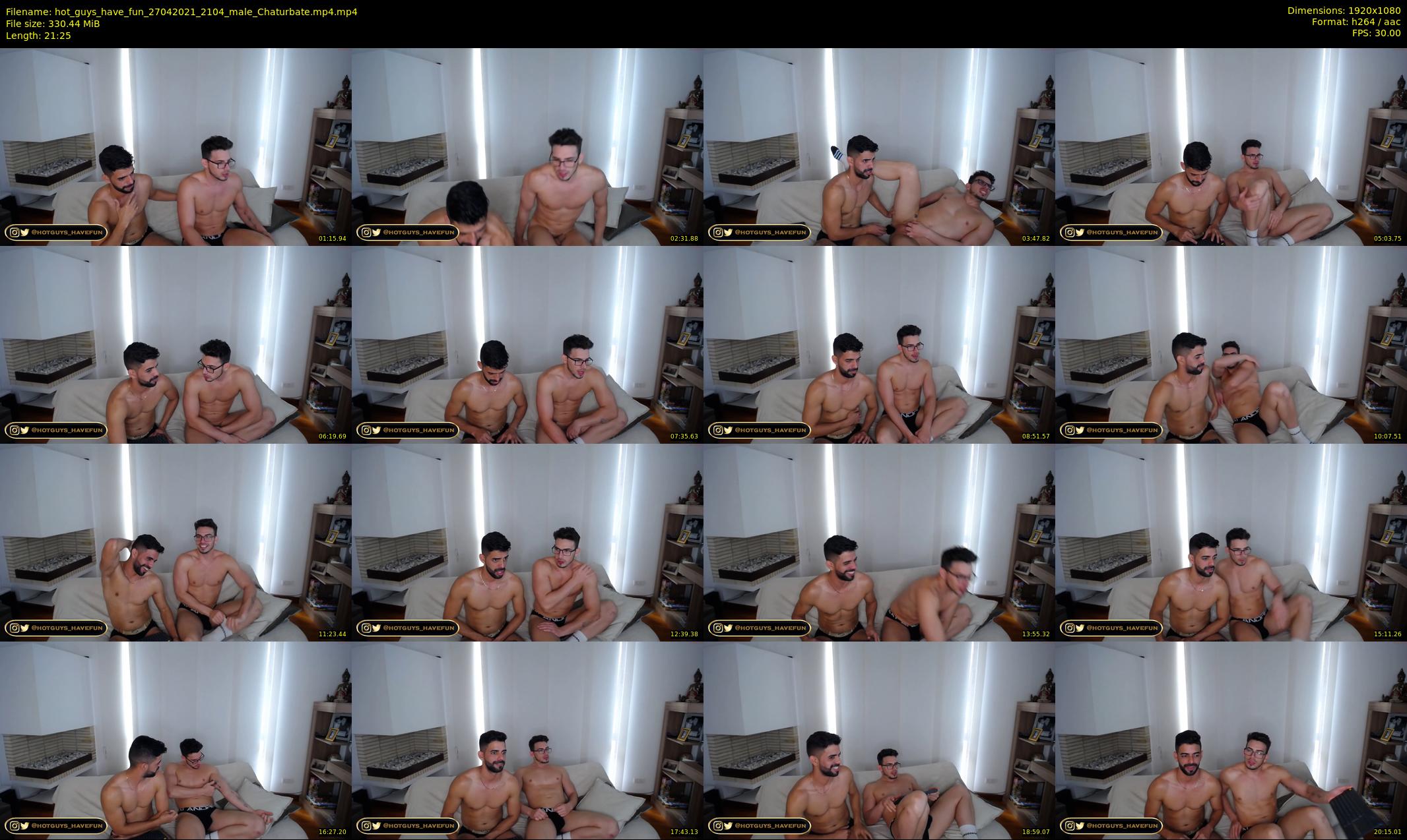 hot_guys_have_fun — 22 minute Chaturbate male cam show recording, 1080p, Apr 27, 2021