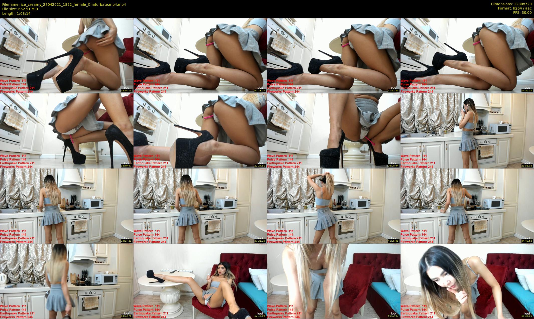ice_creamy — 64 minute Chaturbate female cam show recording, 720p, Apr 27, 2021