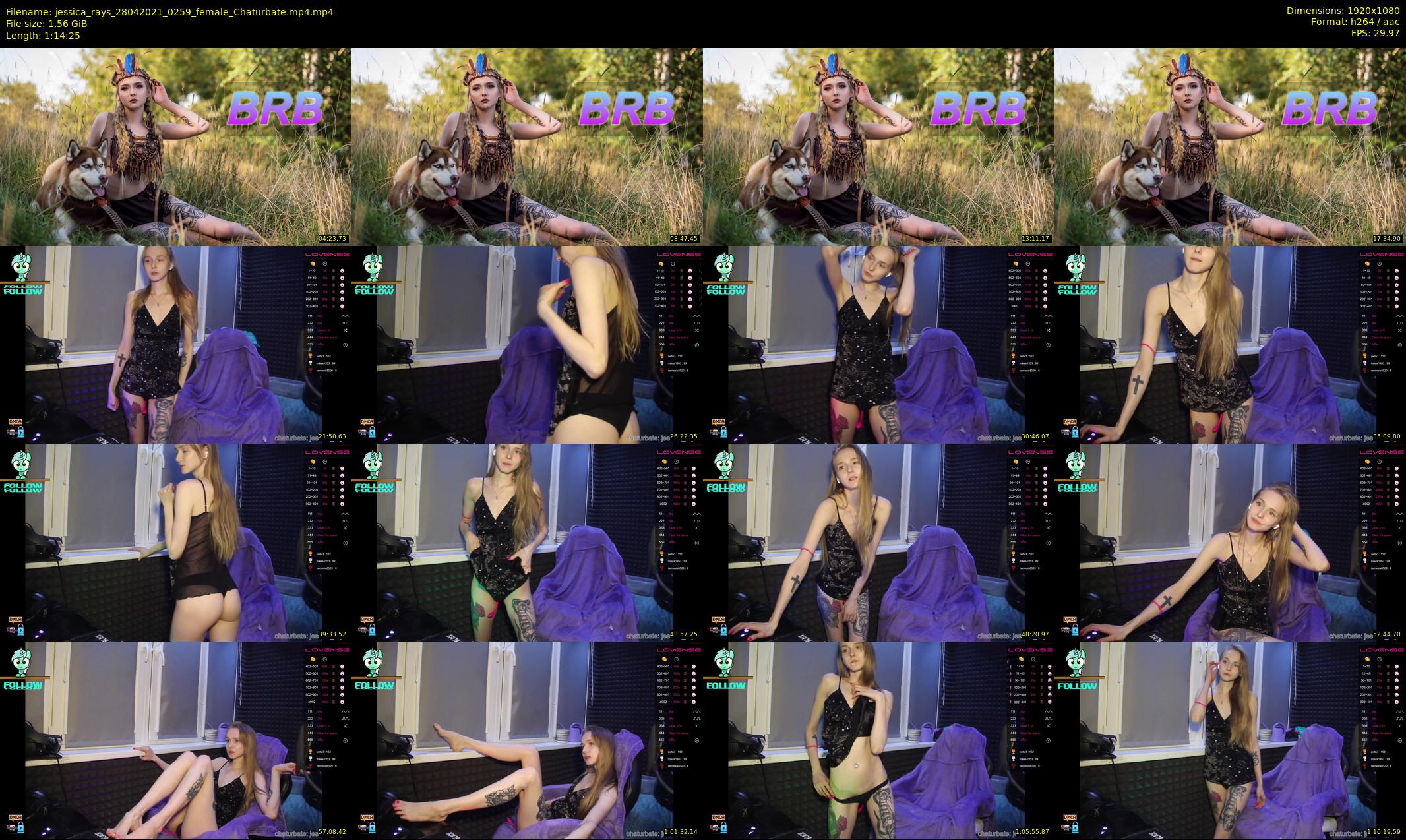 jessica_rays — 75 minute Chaturbate couple cam show recording, 1080p, Apr 28, 2021