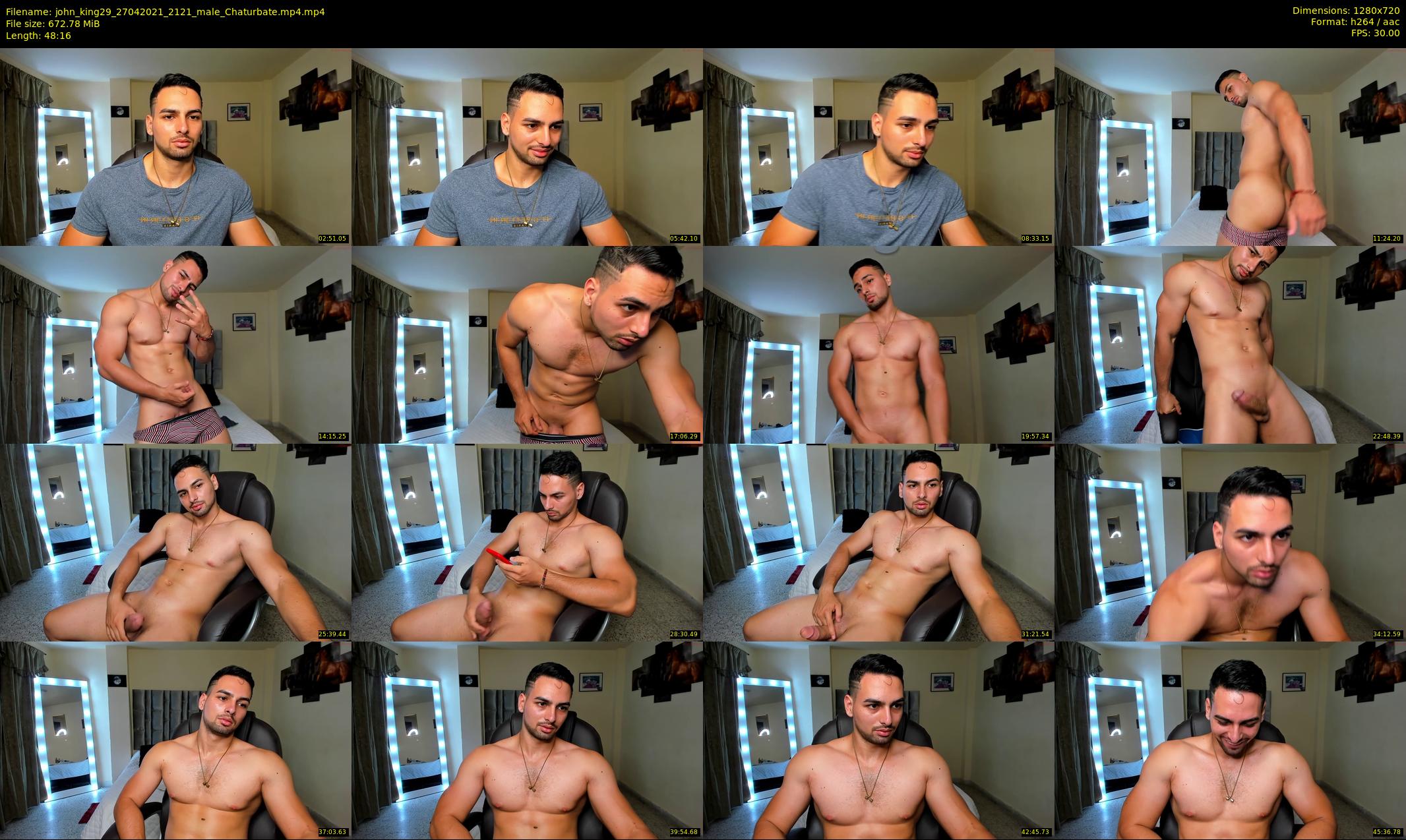 john_king29 — 49 minute Chaturbate male cam show recording, 720p, Apr 27, 2021