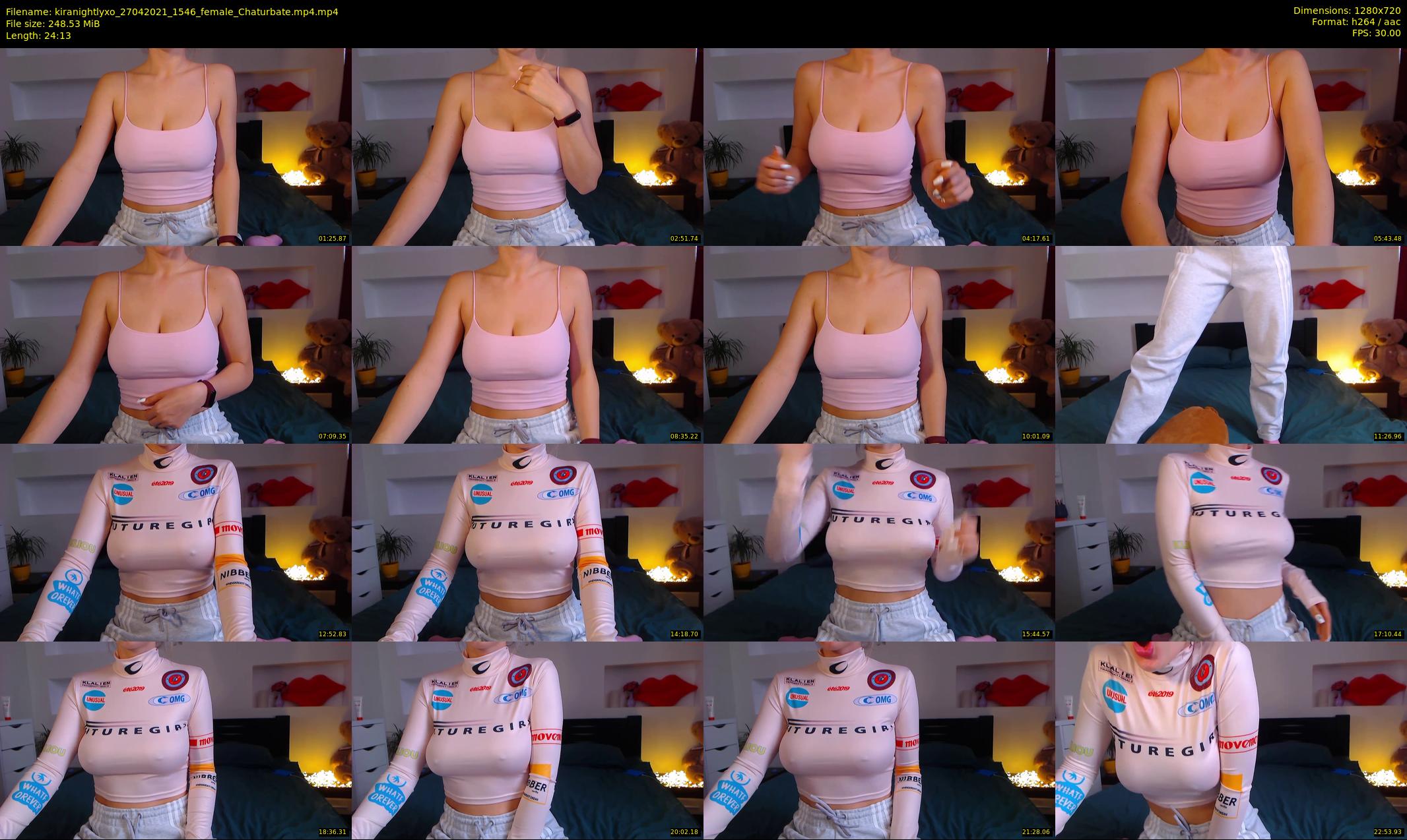 kiranightlyxo — 25 minute Chaturbate female cam show recording, 720p, Apr 27, 2021