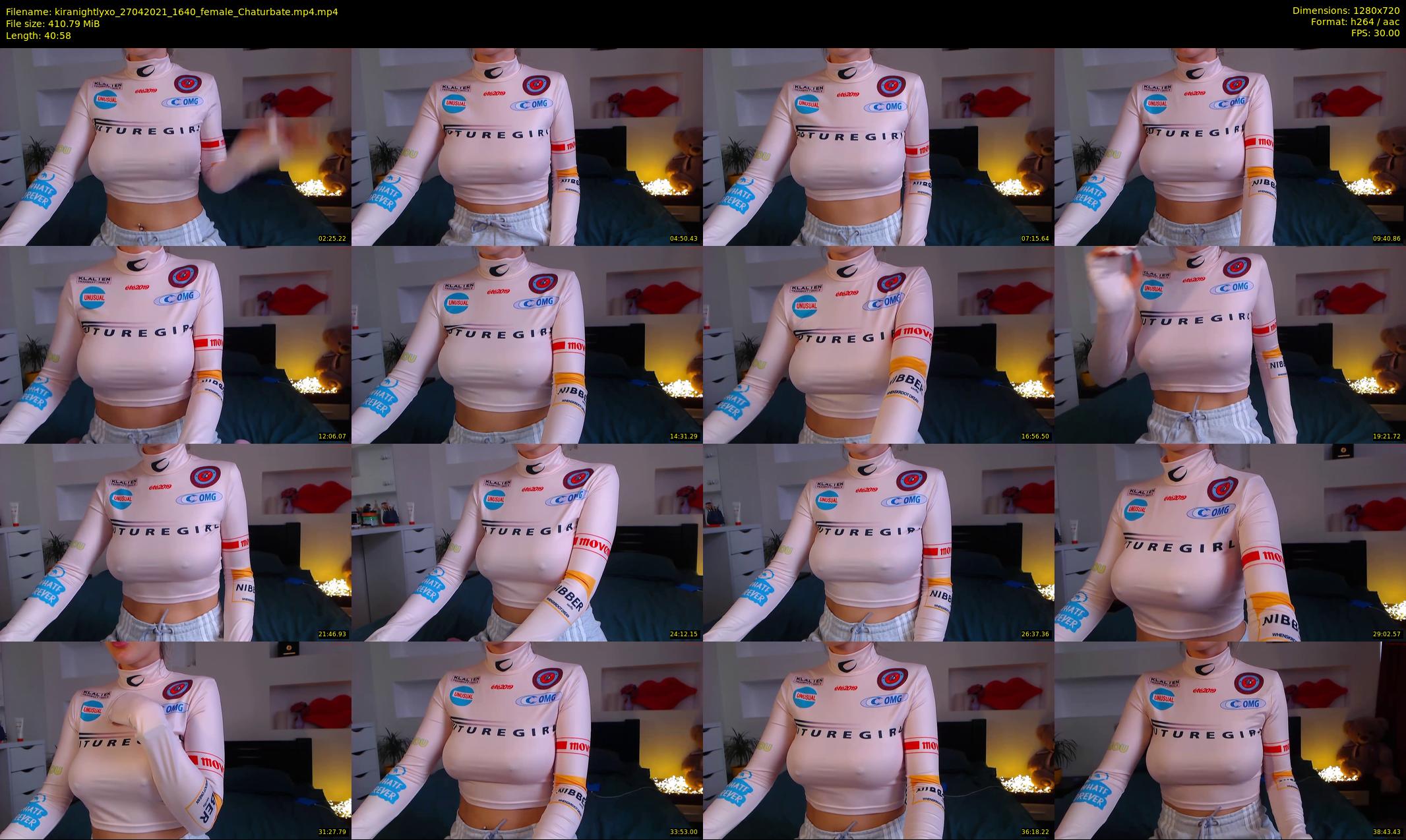 kiranightlyxo — 41 minute Chaturbate female cam show recording, 720p, Apr 27, 2021