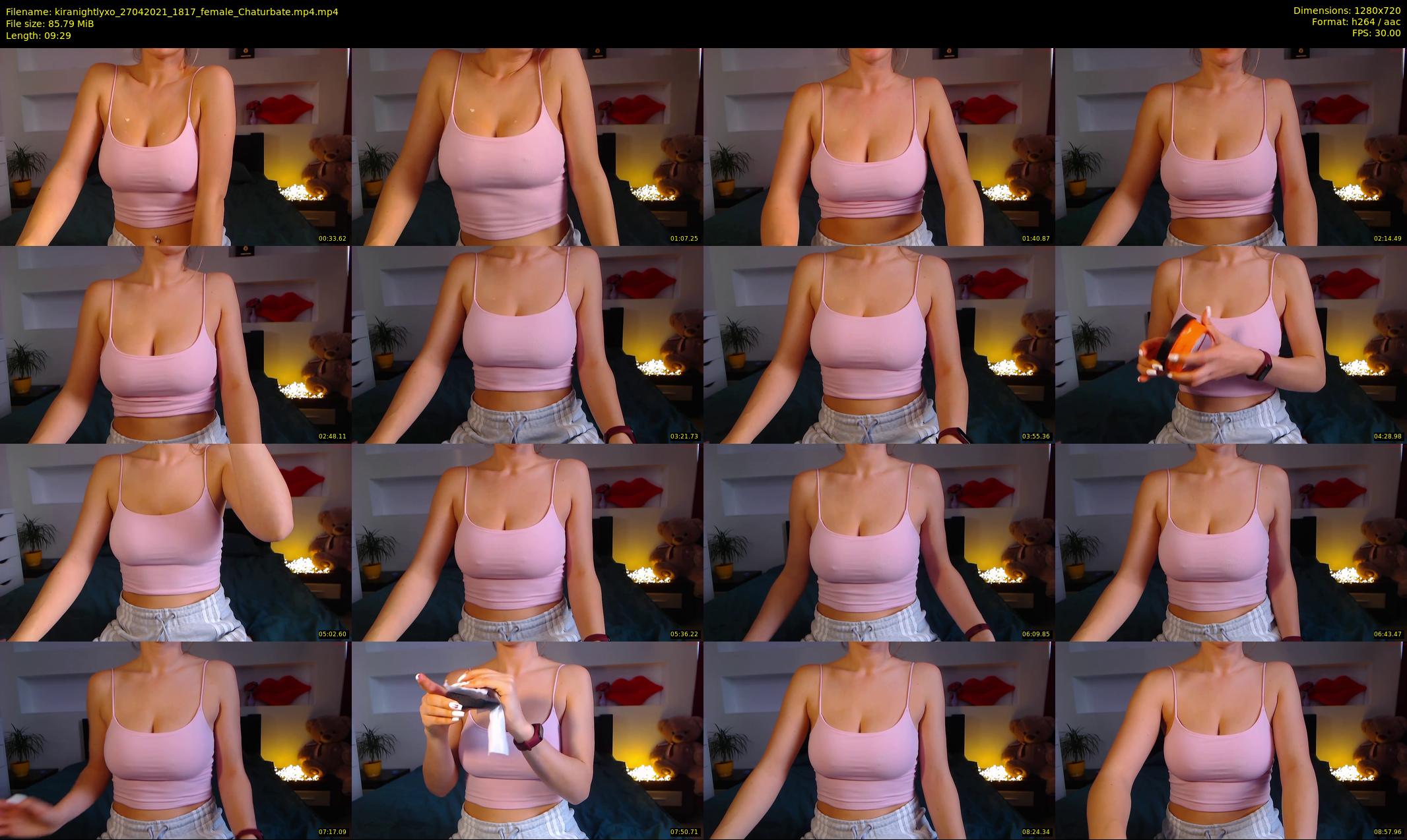 kiranightlyxo — 10 minute Chaturbate female cam show recording, 720p, Apr 27, 2021