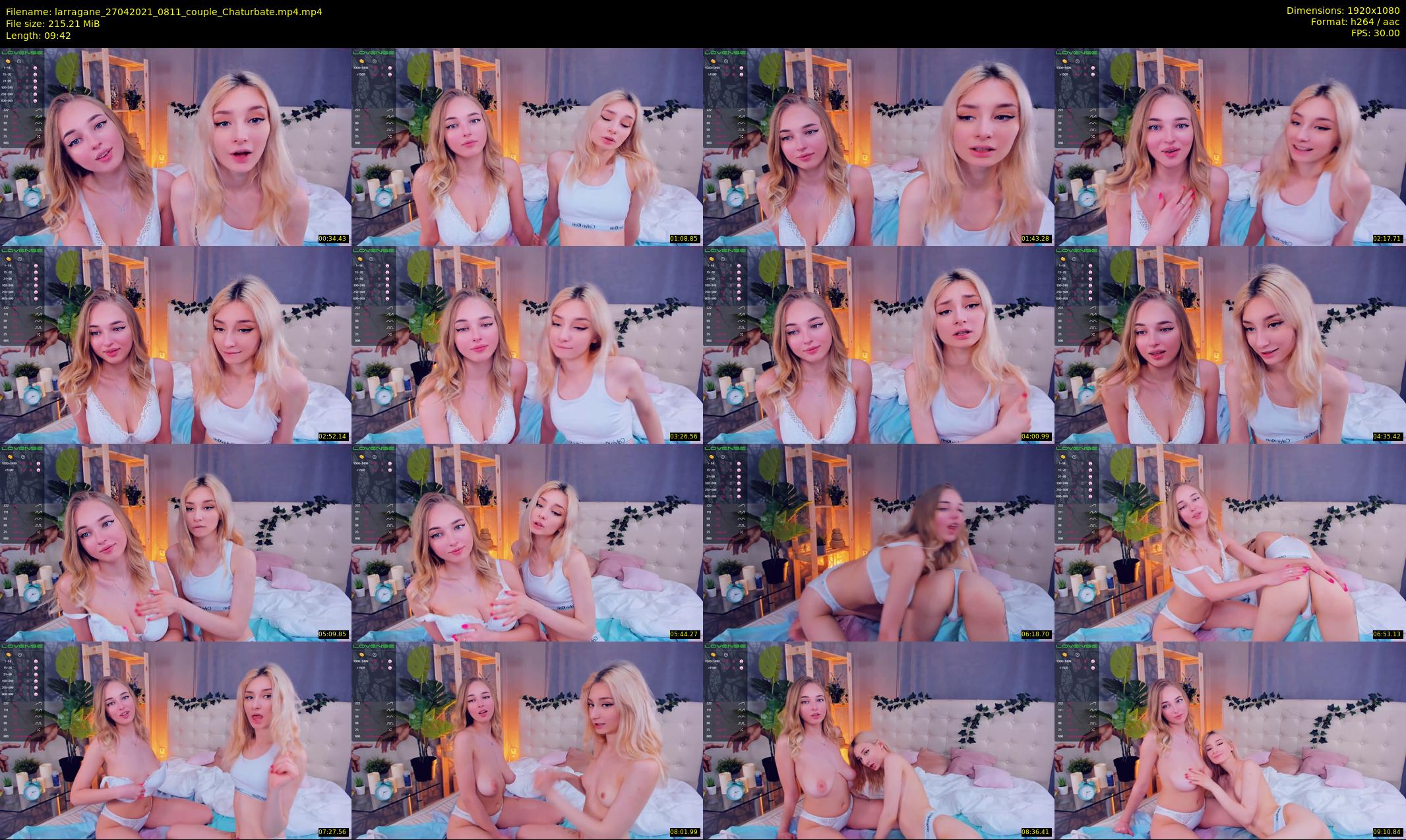 larragane — 10 minute Chaturbate couple cam show recording, 1080p, Apr 27, 2021