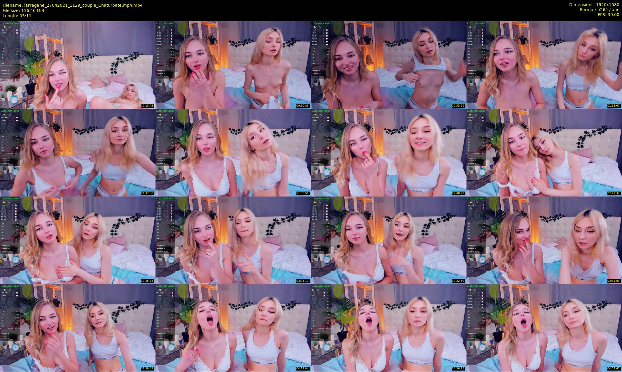 larragane — 6 minute Chaturbate couple cam show recording, 1080p, Apr 27, 2021