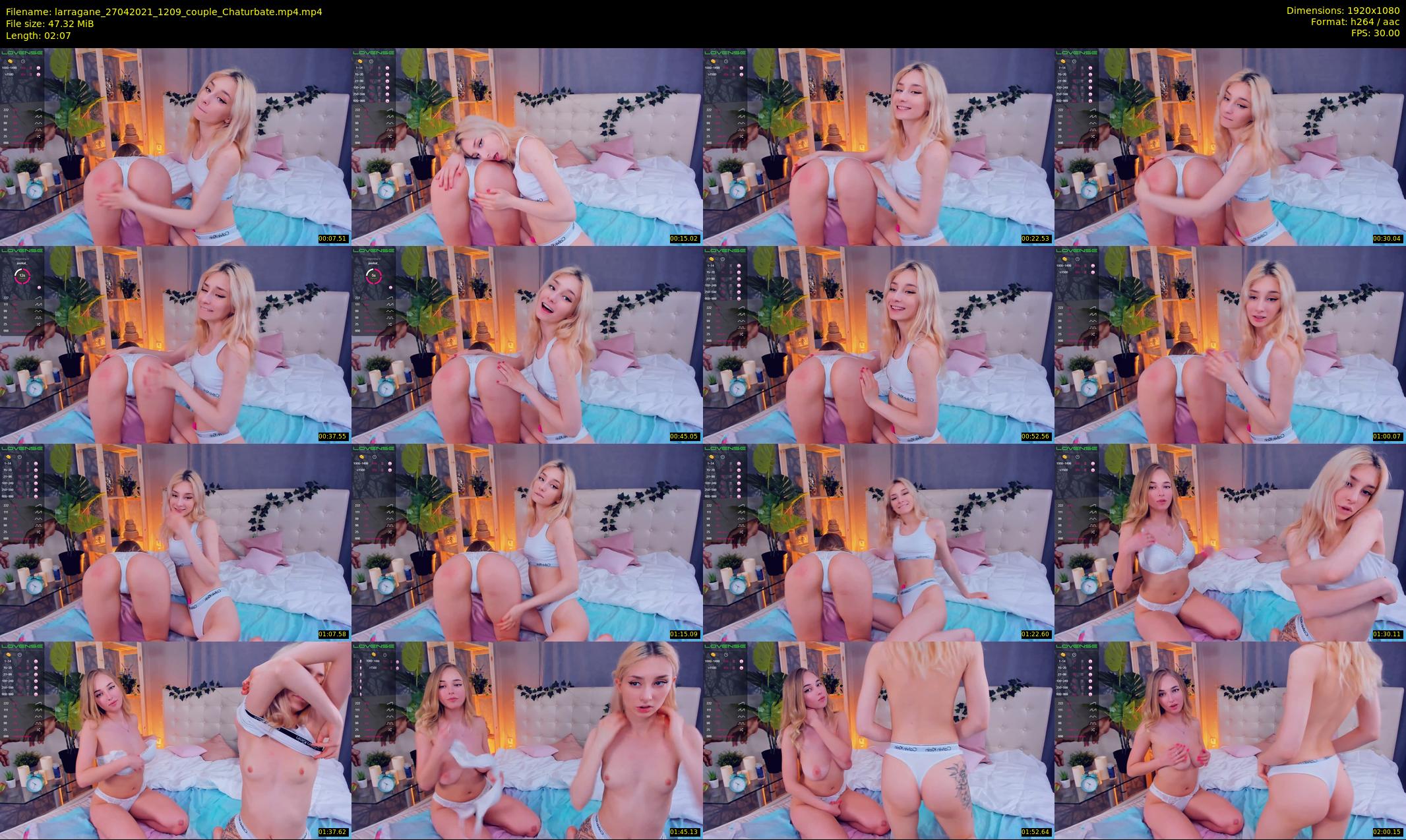 larragane — 3 minute Chaturbate couple cam show recording, 1080p, Apr 27, 2021