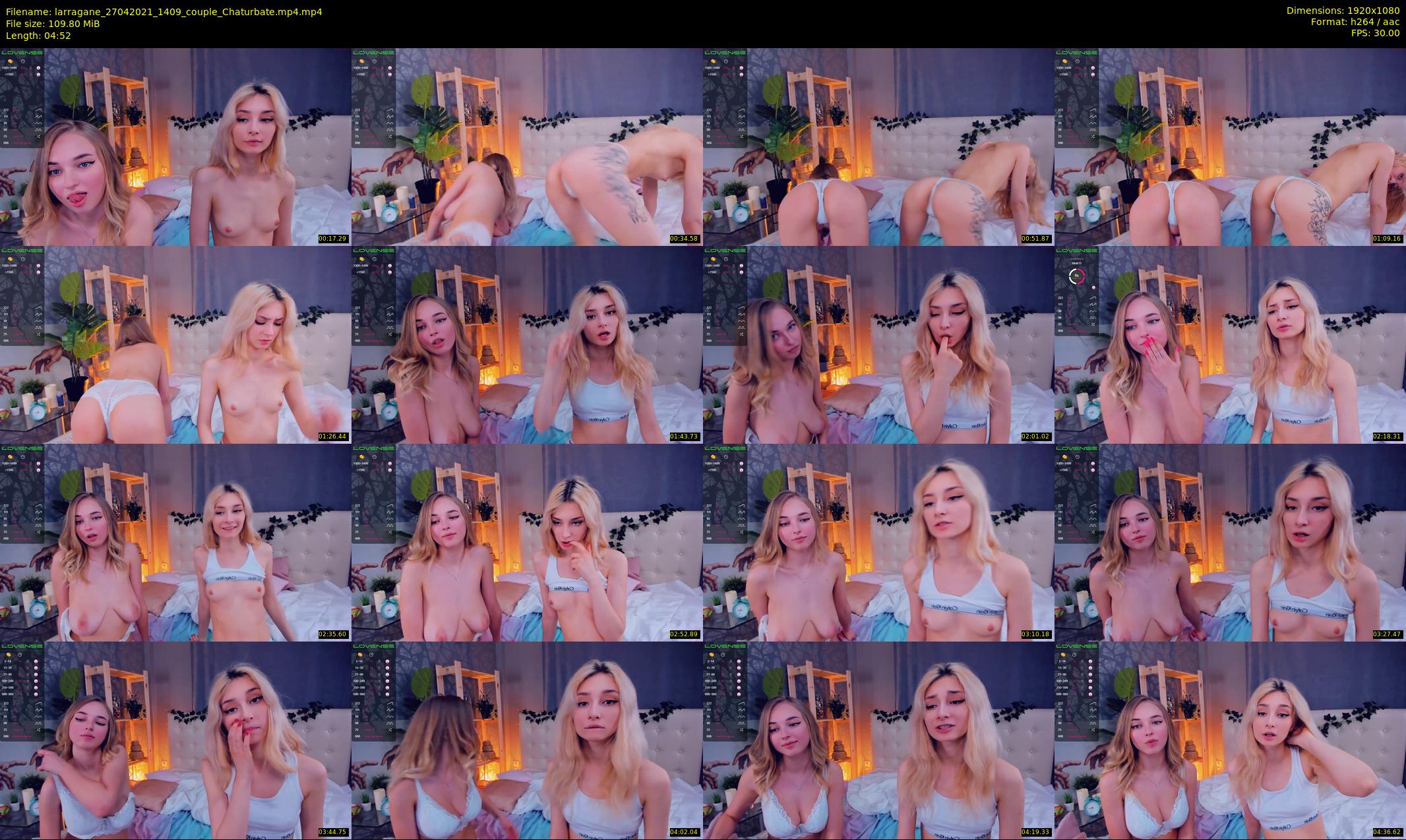 larragane — 5 minute Chaturbate couple cam show recording, 1080p, Apr 27, 2021