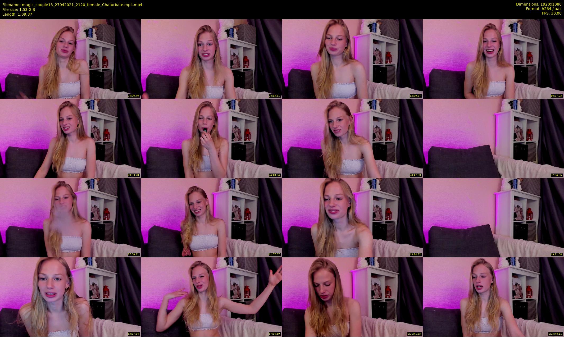 magic_couple13 — 70 minute Chaturbate couple cam show recording, 1080p, Apr 27, 2021