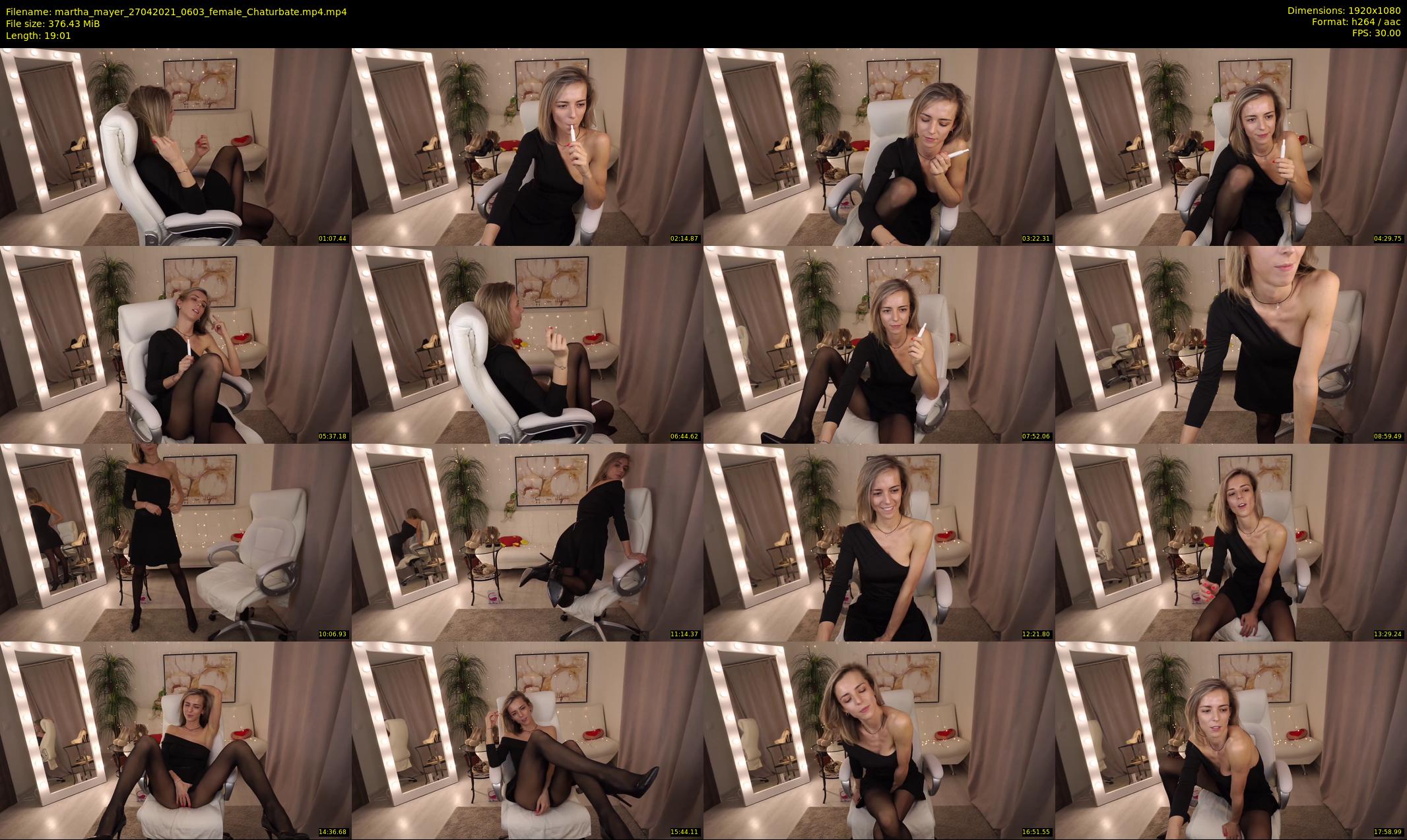 martha_mayer — 20 minute Chaturbate female cam show recording, 1080p, Apr 27, 2021