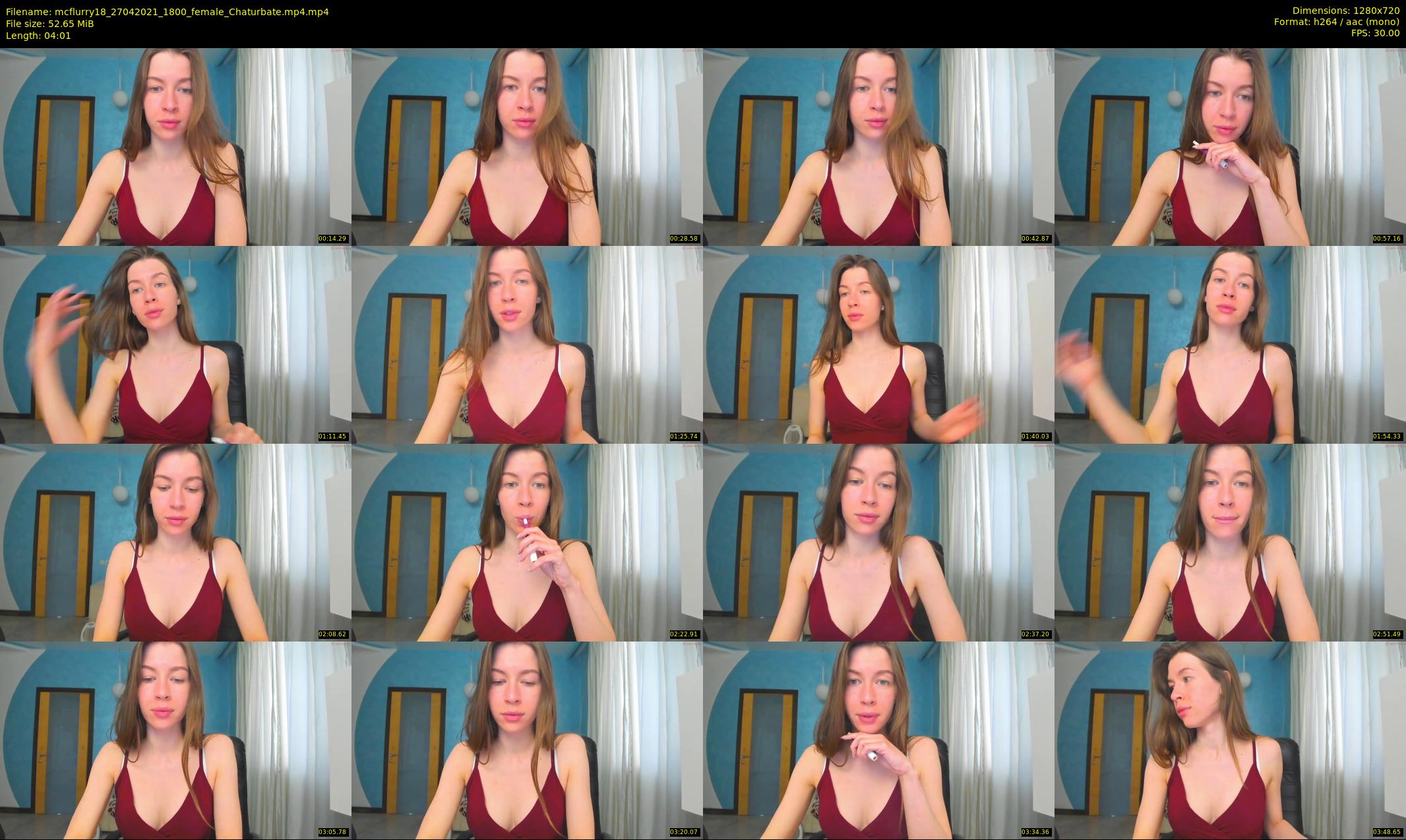 mcflurry18 — 5 minute Chaturbate female cam show recording, 720p, Apr 27, 2021