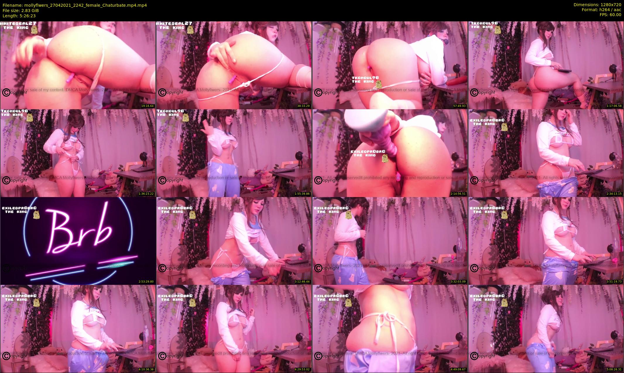 mollyflwers — 327 minute Chaturbate female cam show recording, 720p, Apr 27, 2021