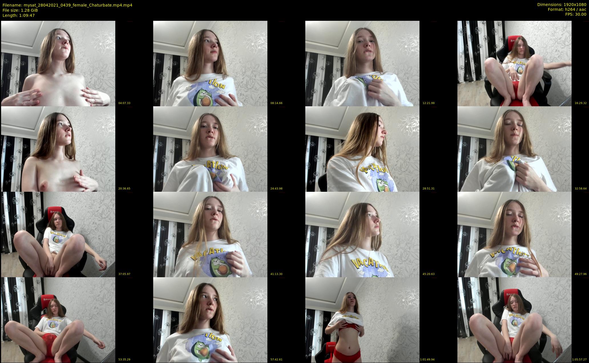 mysat — 70 minute Chaturbate female cam show recording, 1080p, Apr 28, 2021