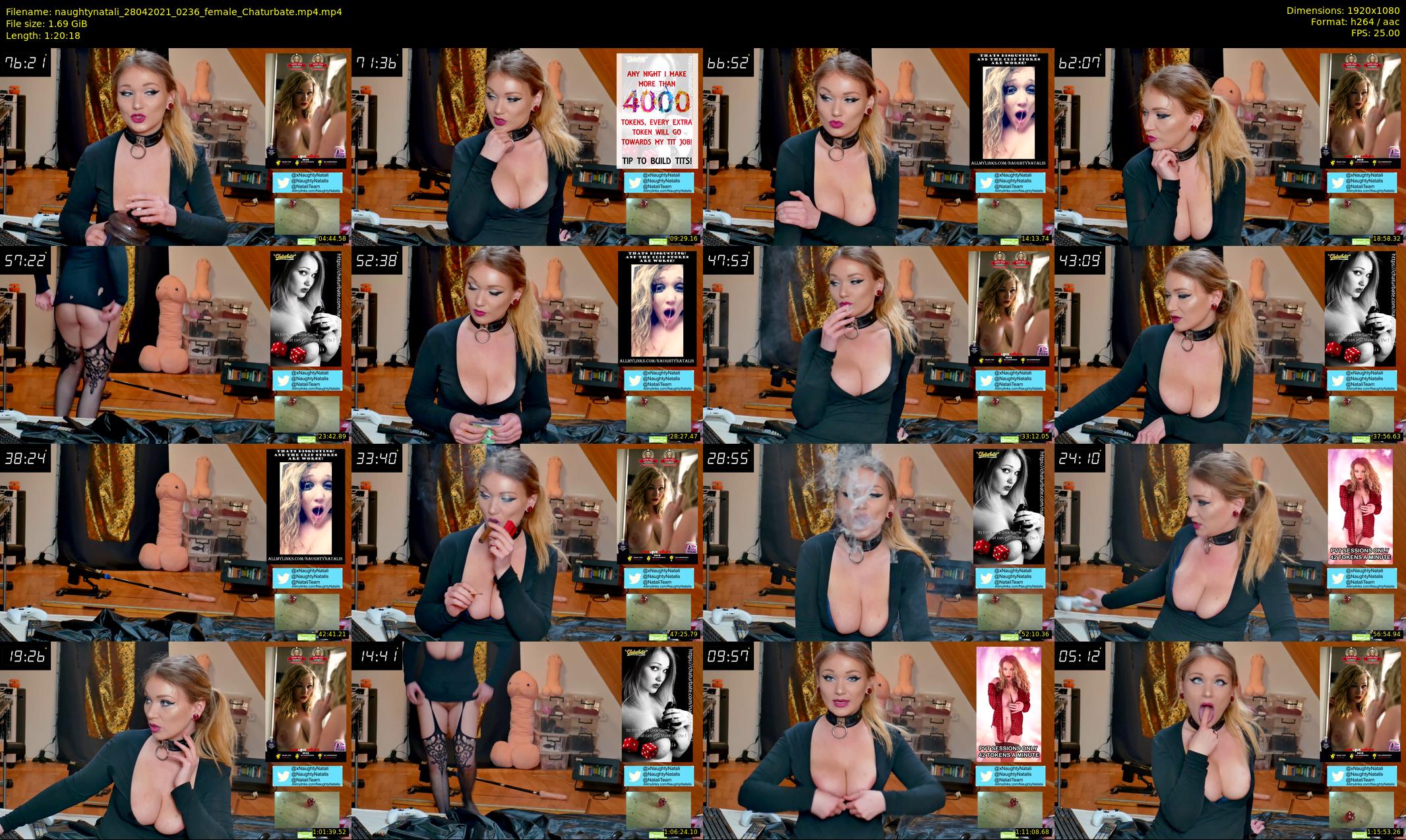 naughtynatali — 81 minute Chaturbate female cam show recording, 1080p, Apr 28, 2021