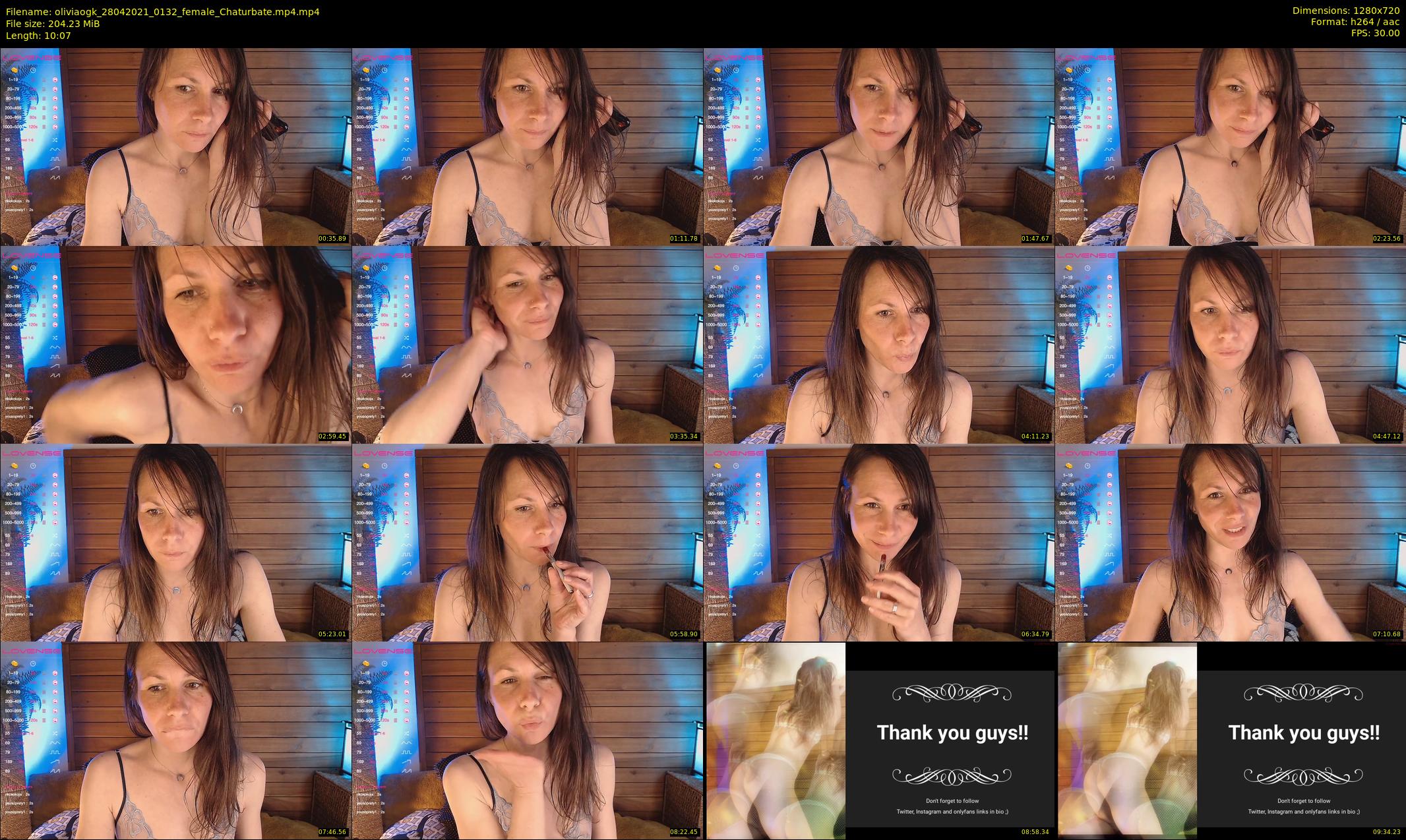 oliviaogk — 11 minute Chaturbate female cam show recording, 720p, Apr 28, 2021