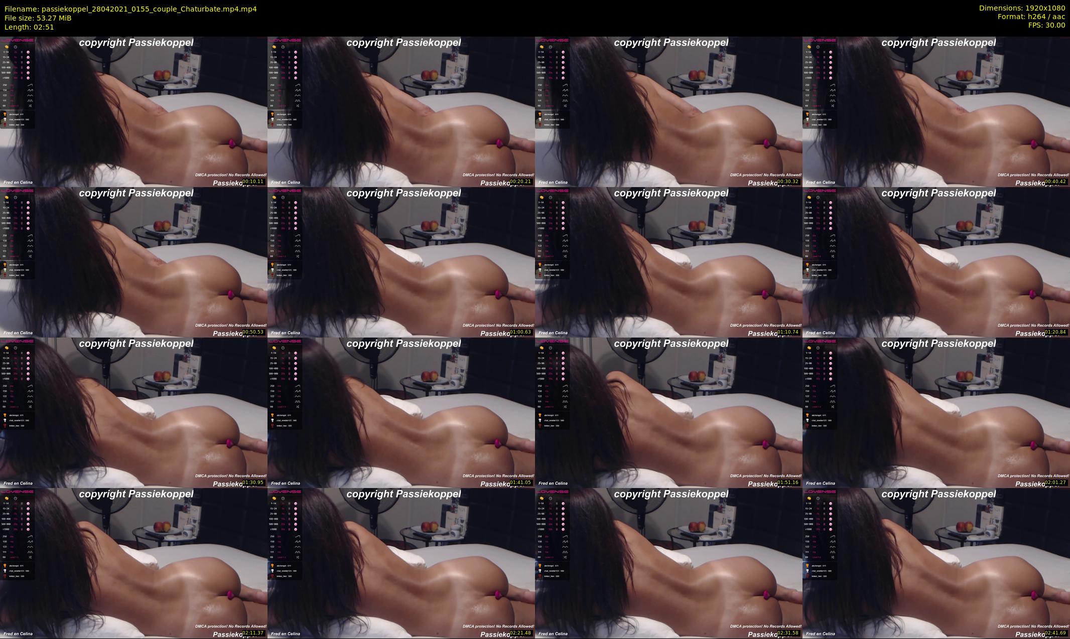 passiekoppel — 3 minute Chaturbate couple cam show recording, 1080p, Apr 28, 2021
