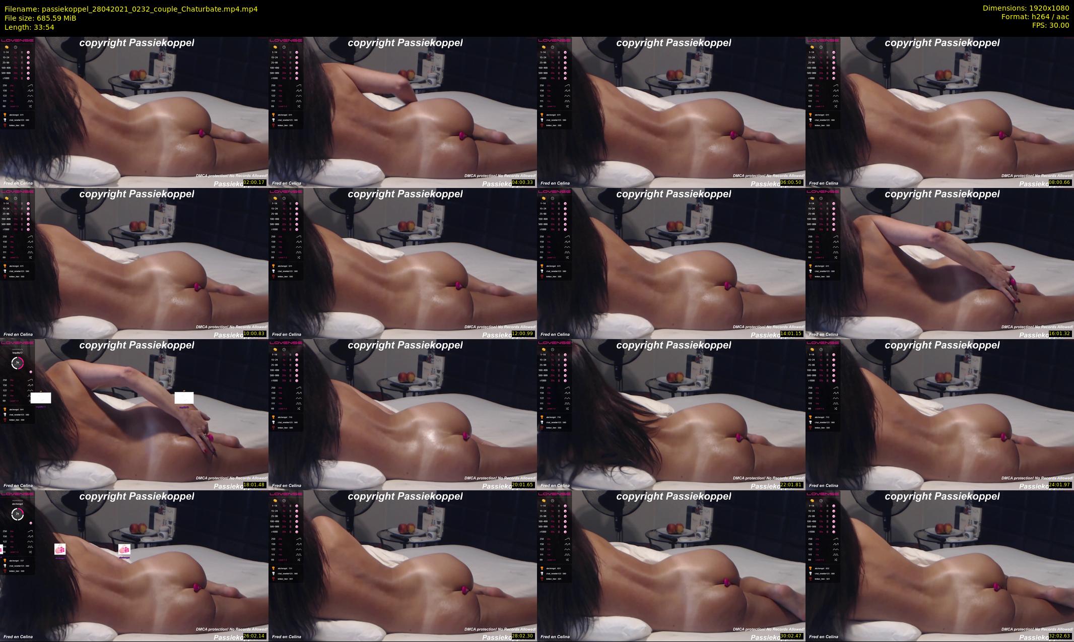 passiekoppel — 34 minute Chaturbate couple cam show recording, 1080p, Apr 28, 2021