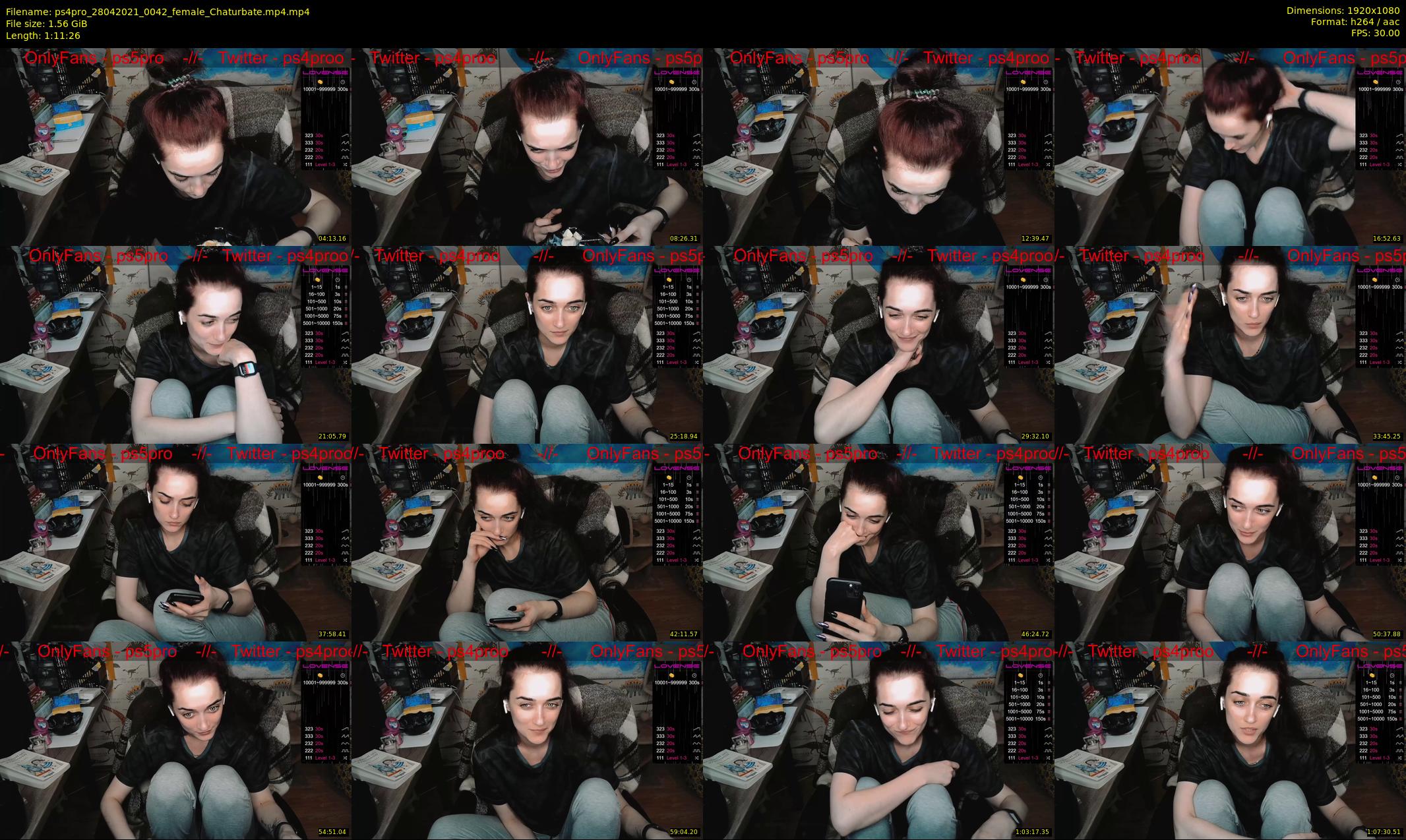 ps4pro — 72 minute Chaturbate female cam show recording, 1080p, Apr 28, 2021