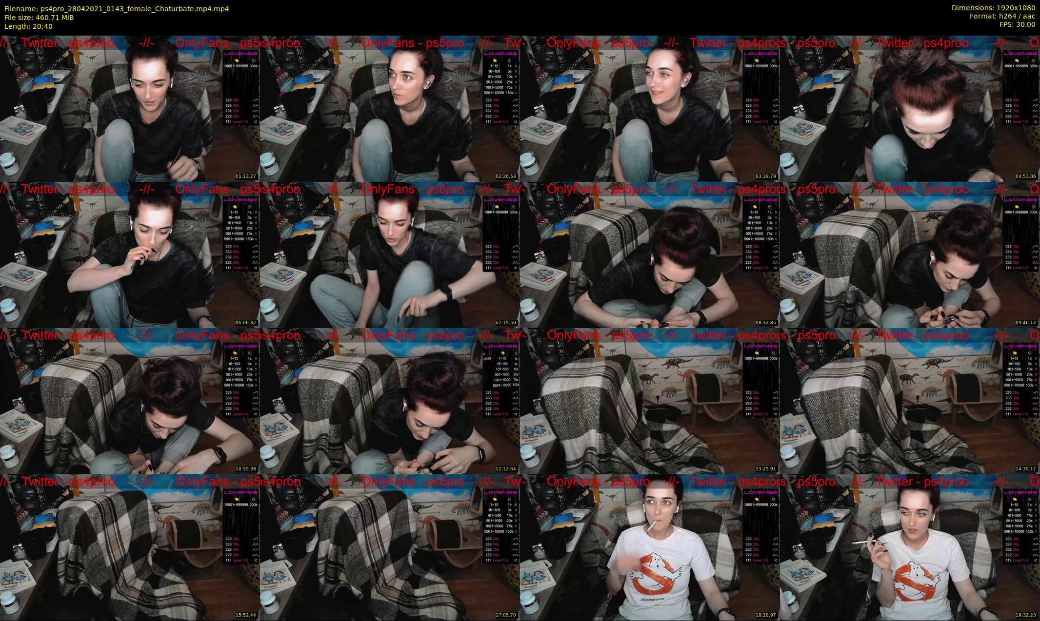 ps4pro — 21 minute Chaturbate female cam show recording, 1080p, Apr 28, 2021