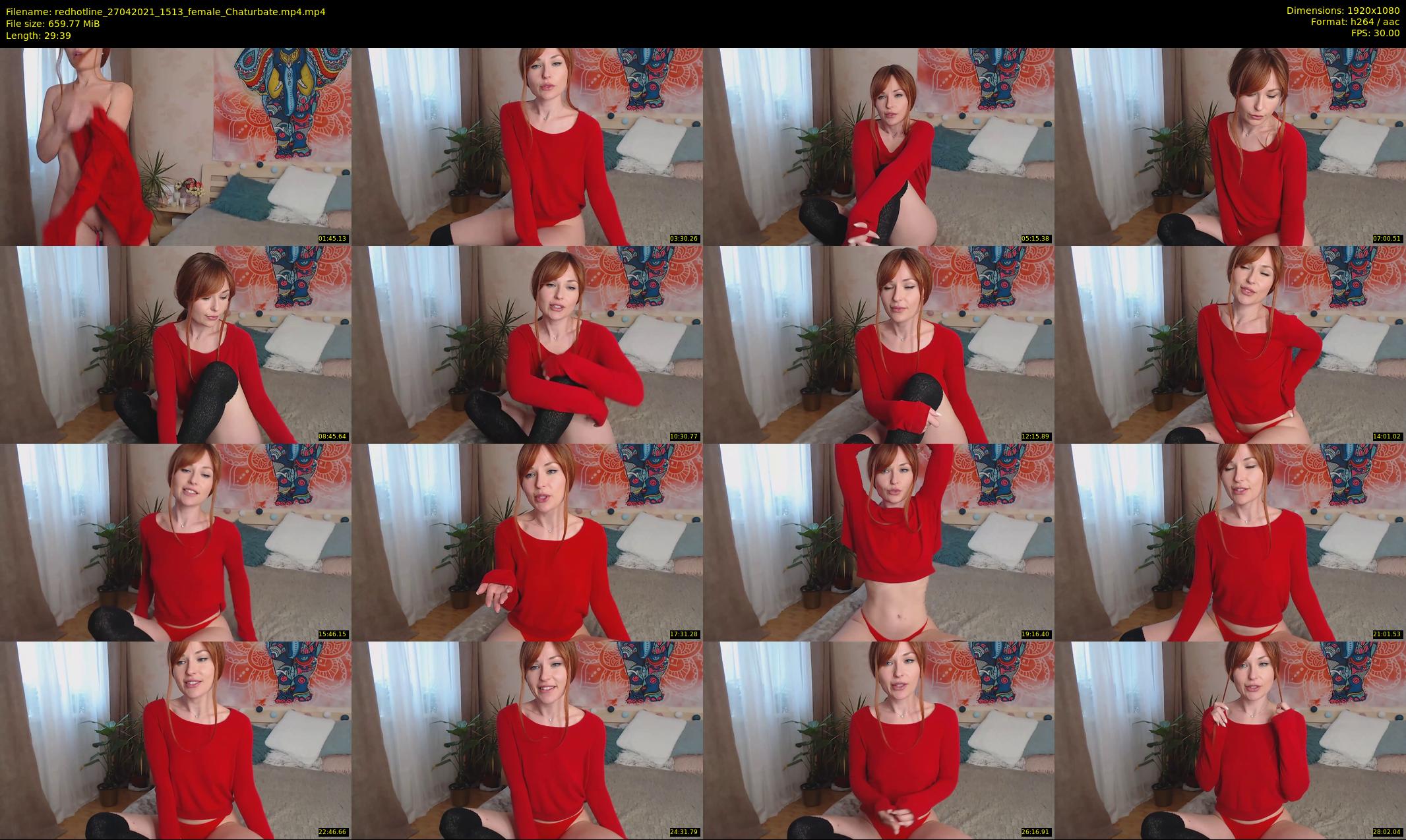 redhotline — 30 minute Chaturbate female cam show recording, 1080p, Apr 27, 2021