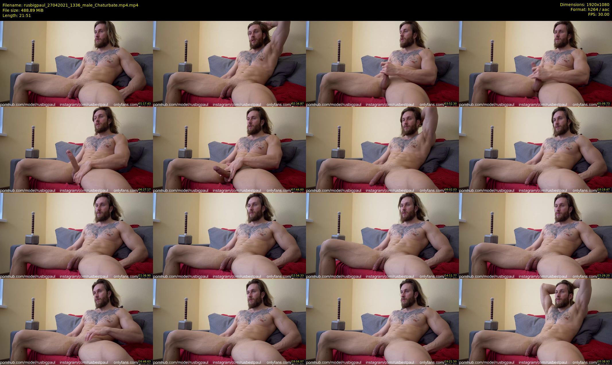 rusbigpaul — 22 minute Chaturbate male cam show recording, 1080p, Apr 27, 2021