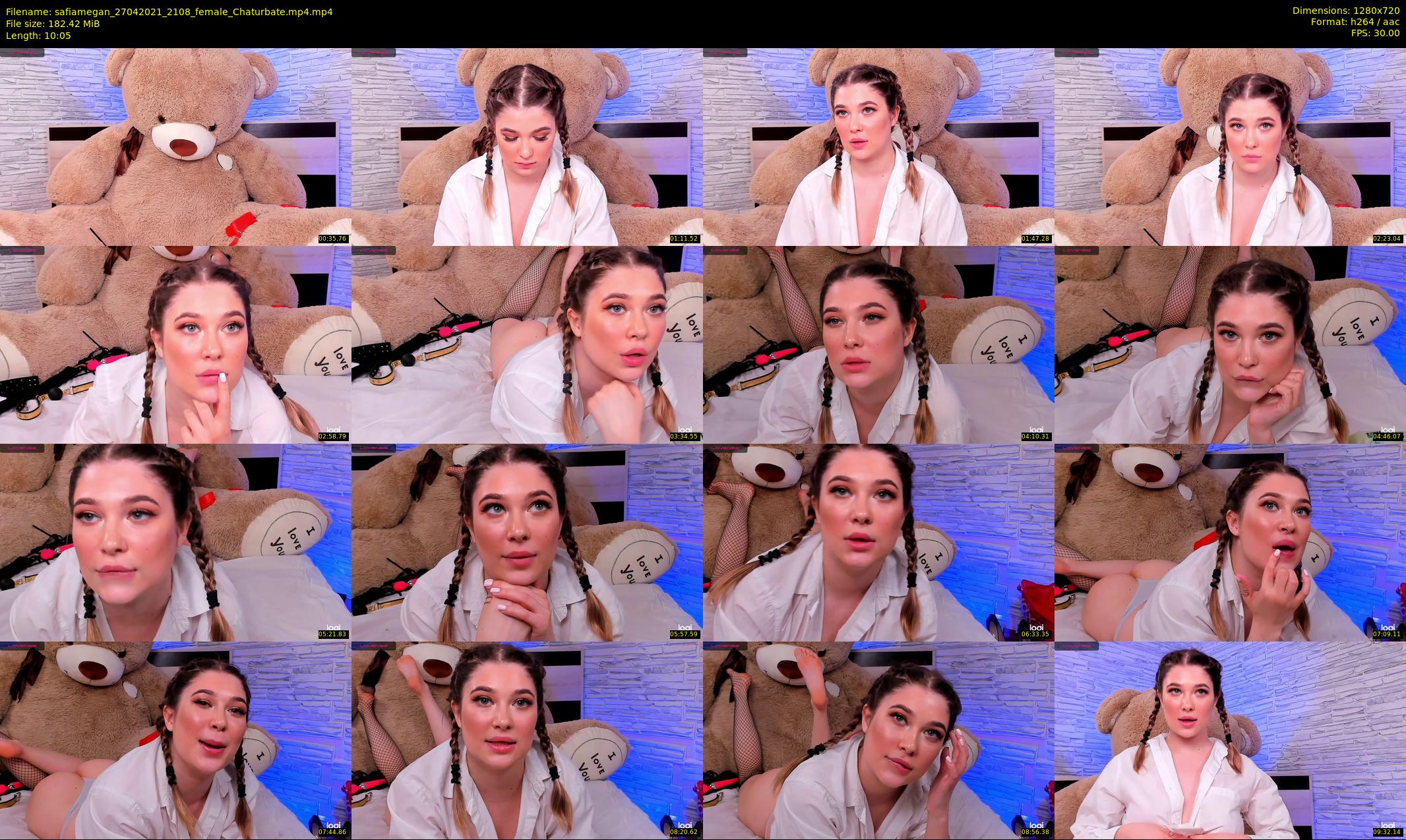 safiamegan — 11 minute Chaturbate couple cam show recording, 720p, Apr 27, 2021