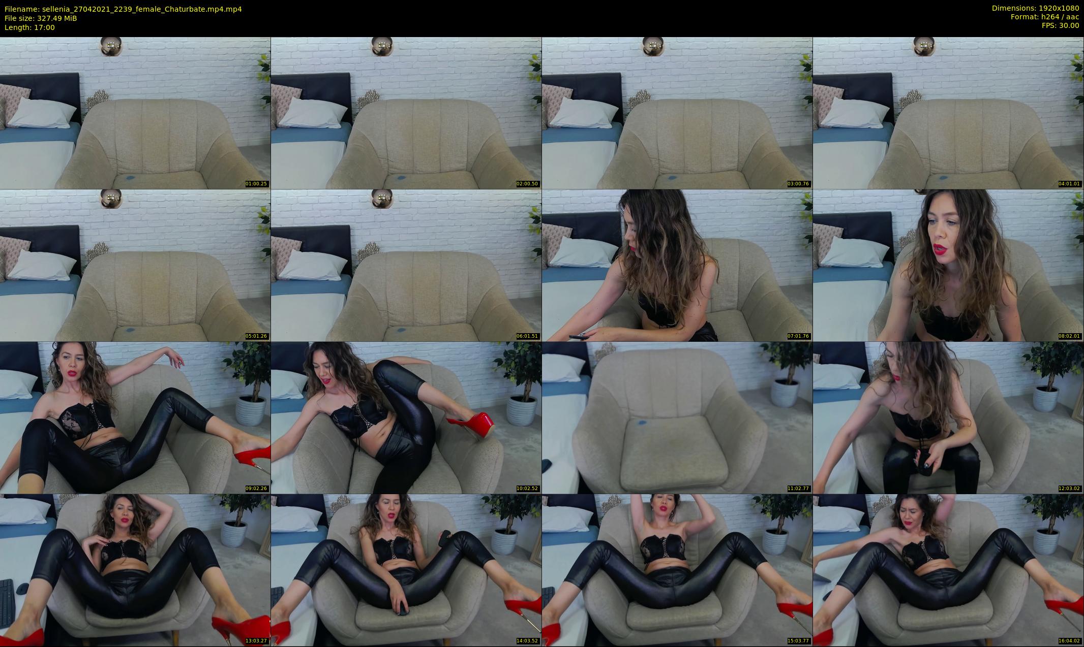 sellenia — 17 minute Chaturbate female cam show recording, 1080p, Apr 27, 2021