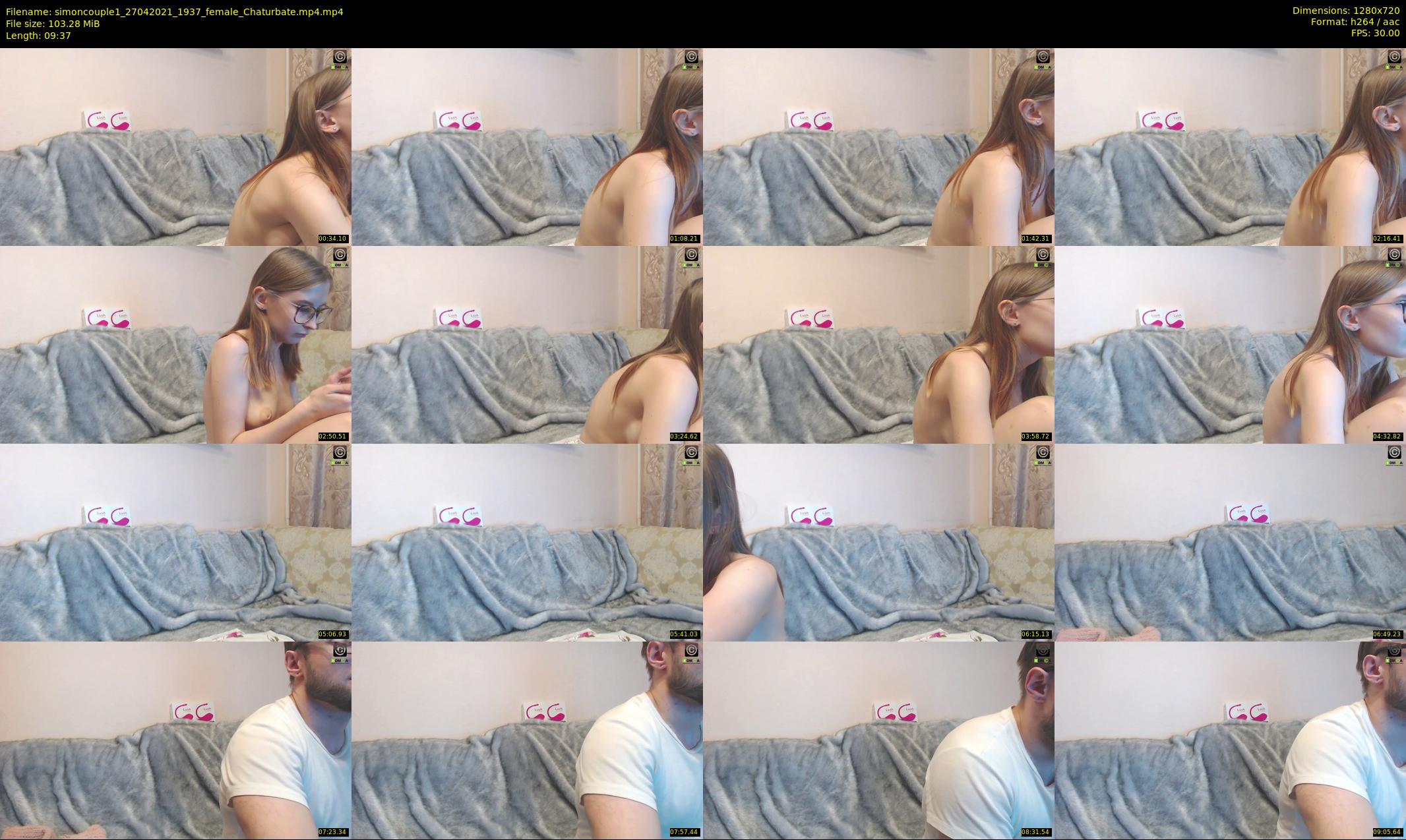 simoncouple1 — 10 minute Chaturbate couple cam show recording, 720p, Apr 27, 2021
