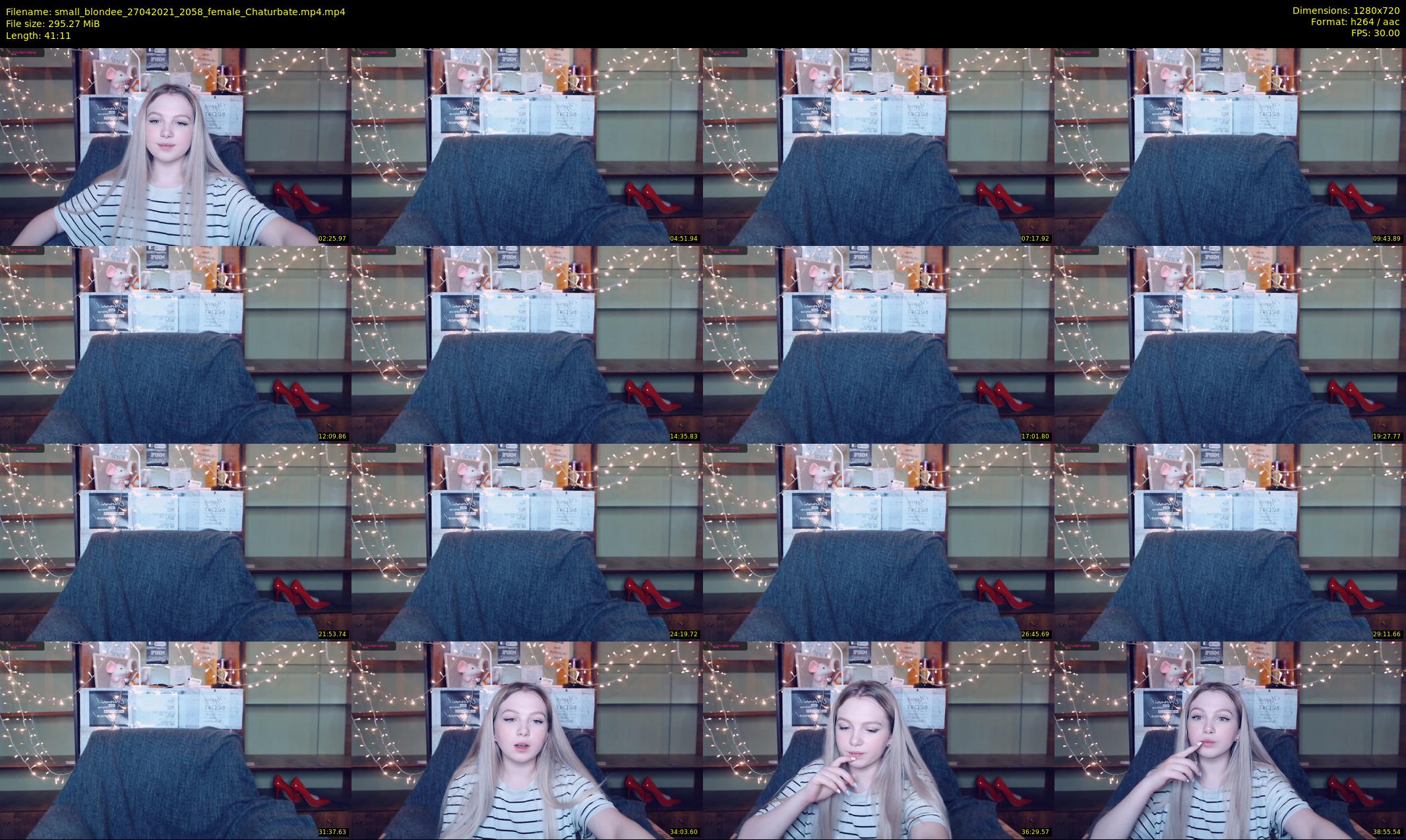 small_blondee — 42 minute Chaturbate female cam show recording, 720p, Apr 27, 2021