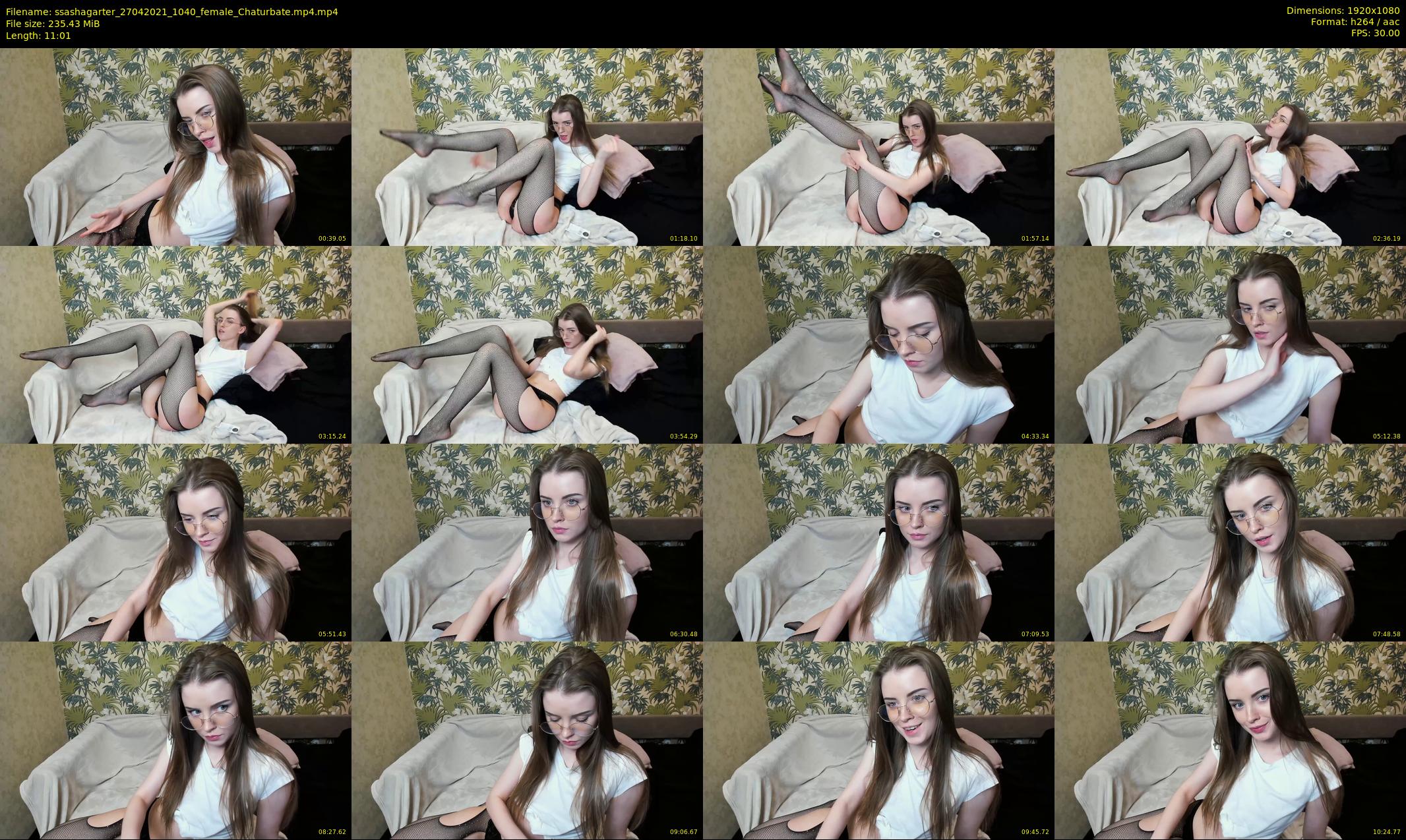 ssashagarter — 12 minute Chaturbate female cam show recording, 1080p, Apr 27, 2021